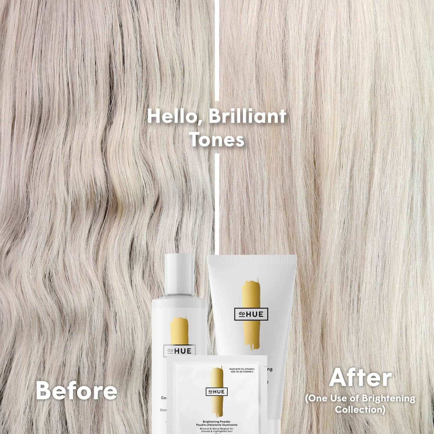 dpHUE Brightening Powder - 6 Uses - Boosts Brightness & Shine of Blonde or Highlighted Hair - Removes Minerals, Metals, Chlorine & Impurities - Color-Safe Formula - Cruelty Free