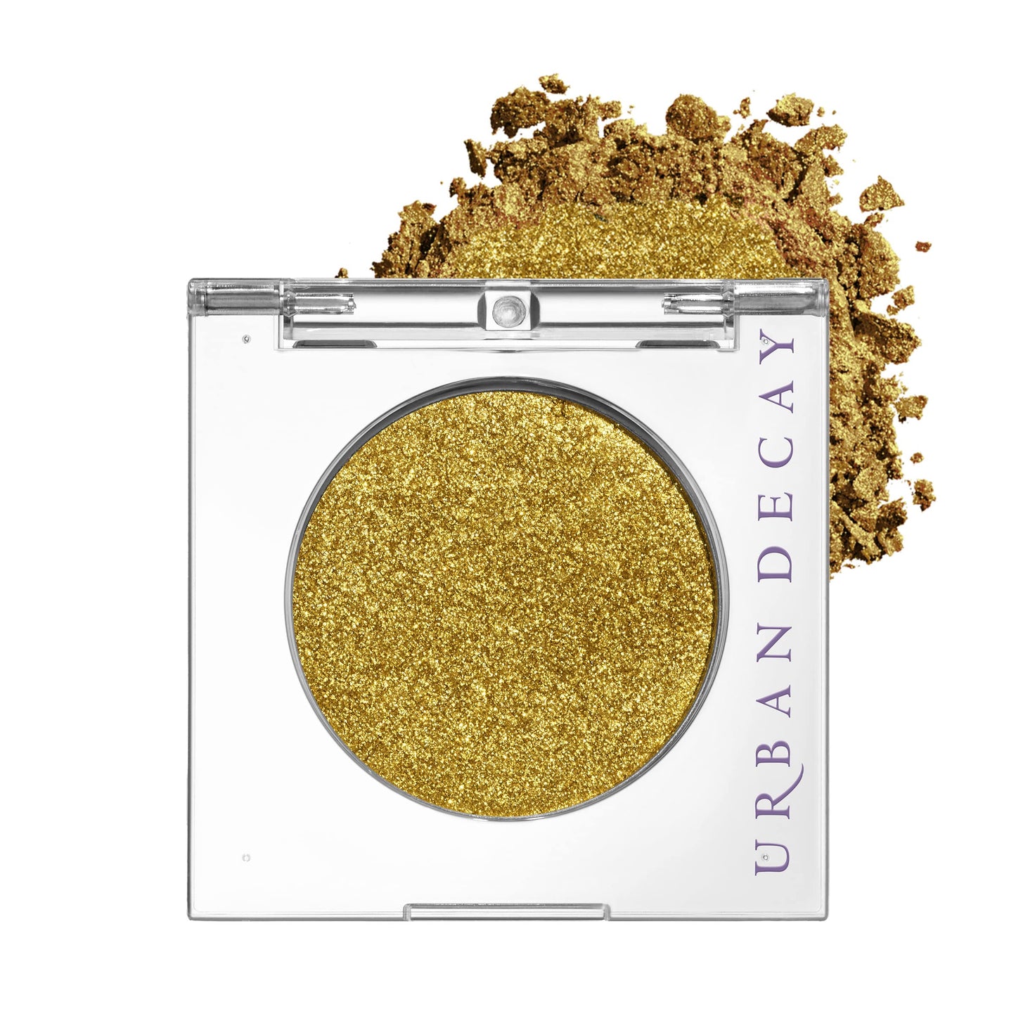 URBAN DECAY 24/7 Longwear Eyeshadow Single (Overdraft - Yellow Gold Metallic), High-Pigment Eye Shadow Compact, Smooth & Blendable Colors, Crease-free, Vegan - 0.06 oz