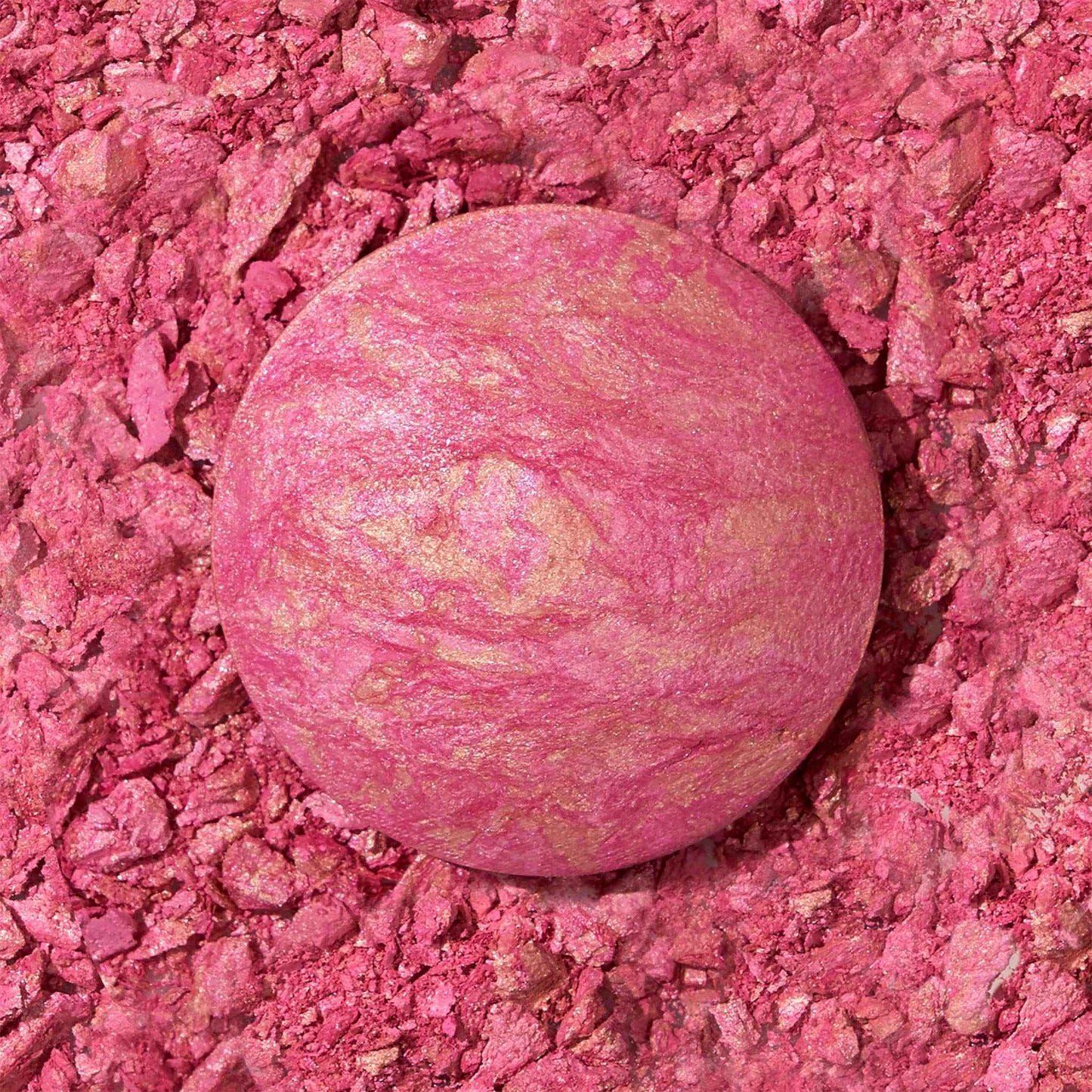 LAURA GELLER Baked Blush-n-Brighten in Sunlit Rose with Angled Blush Brush Bundle