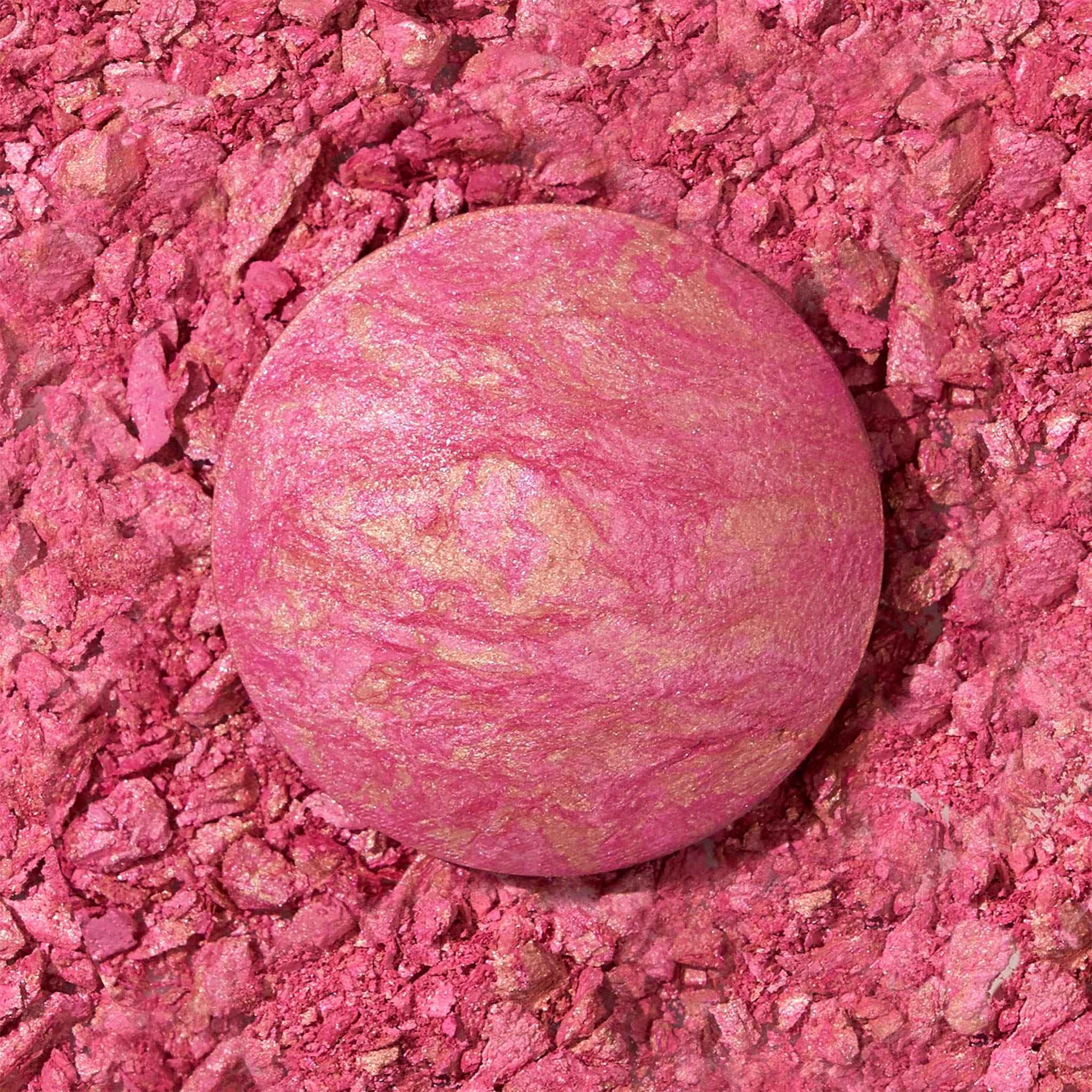 LAURA GELLER Baked Blush-n-Brighten in Sunlit Rose with Angled Blush Brush Bundle