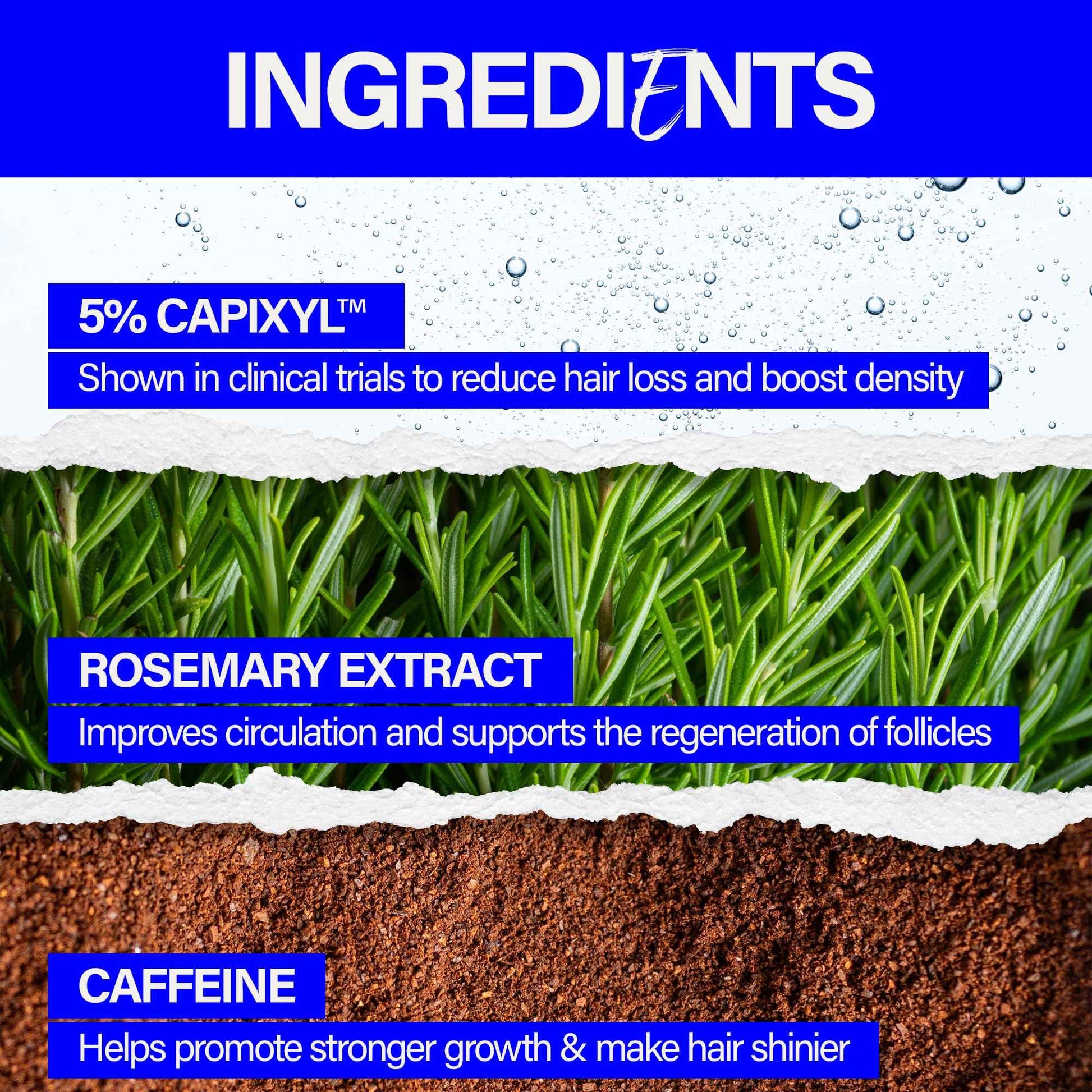 Scotch Porter Thick & Full Beard Gro Accelerator with Caffeine & Rosemary – Stimulates & Strengthens Hair Follicles – 3-Pack, 3* 1oz