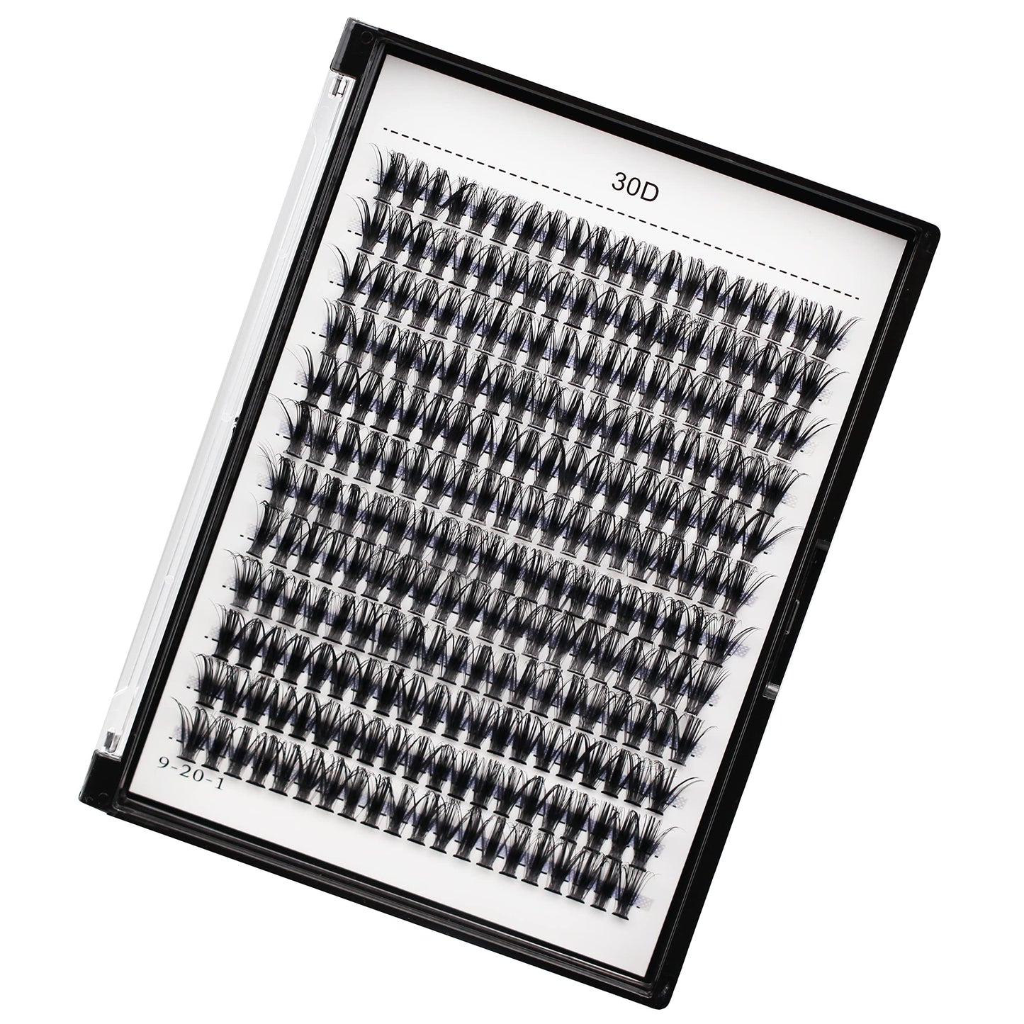 Bodermincer 240pcs 30D D Curl Lashes Clusters (30D-20mm)