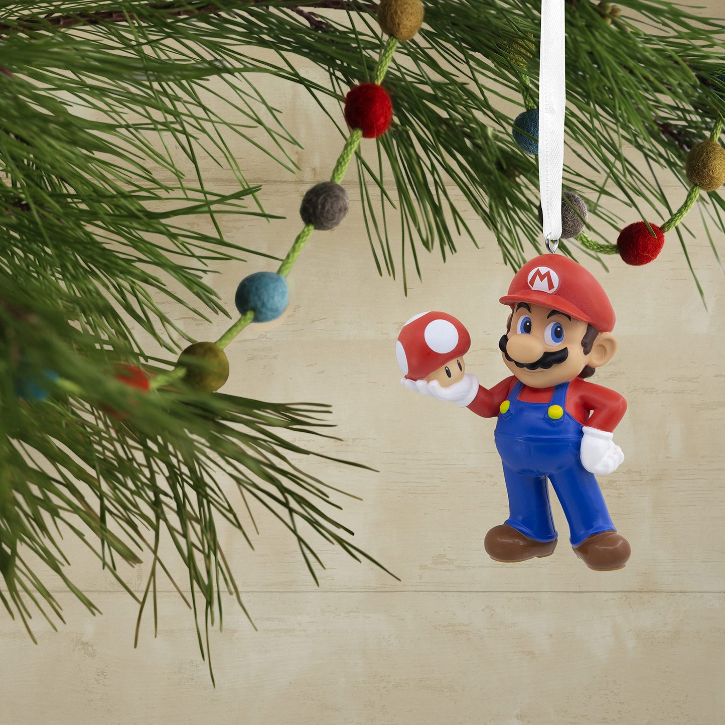 Hallmark Nintendo Super Mario, Luigi and Yoshi Christmas Ornaments, Set of 3