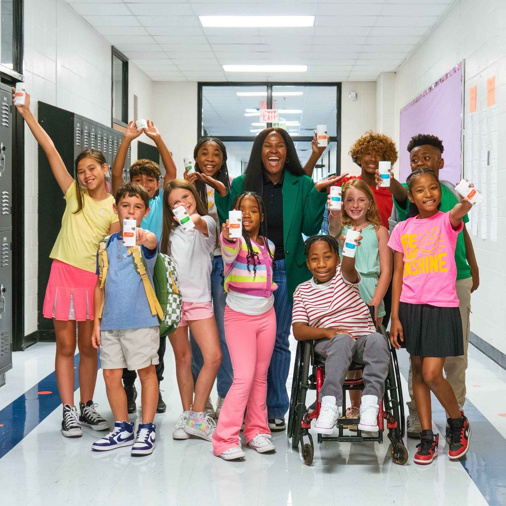 PLAY PITS - Kids Deodorant for Girls & Boys - Natural - Aluminum-Salt Free - Safe for Sensitive Skin – SONSHINE is Infused w/Orange & Peppermint Oils - Non-Toxic & Paraben Free - 2.65oz - 2pk