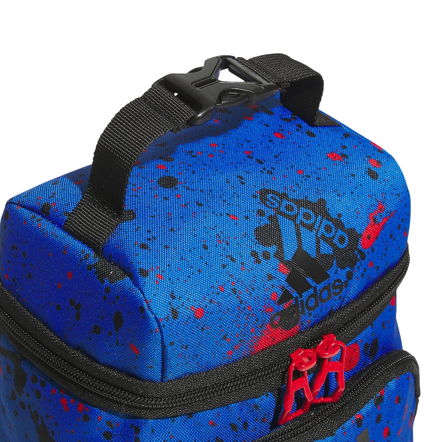 adidas Excel 2 Insulated Lunch Bag, Splatter Bright Royal/Black/Better Scarlet, One Size