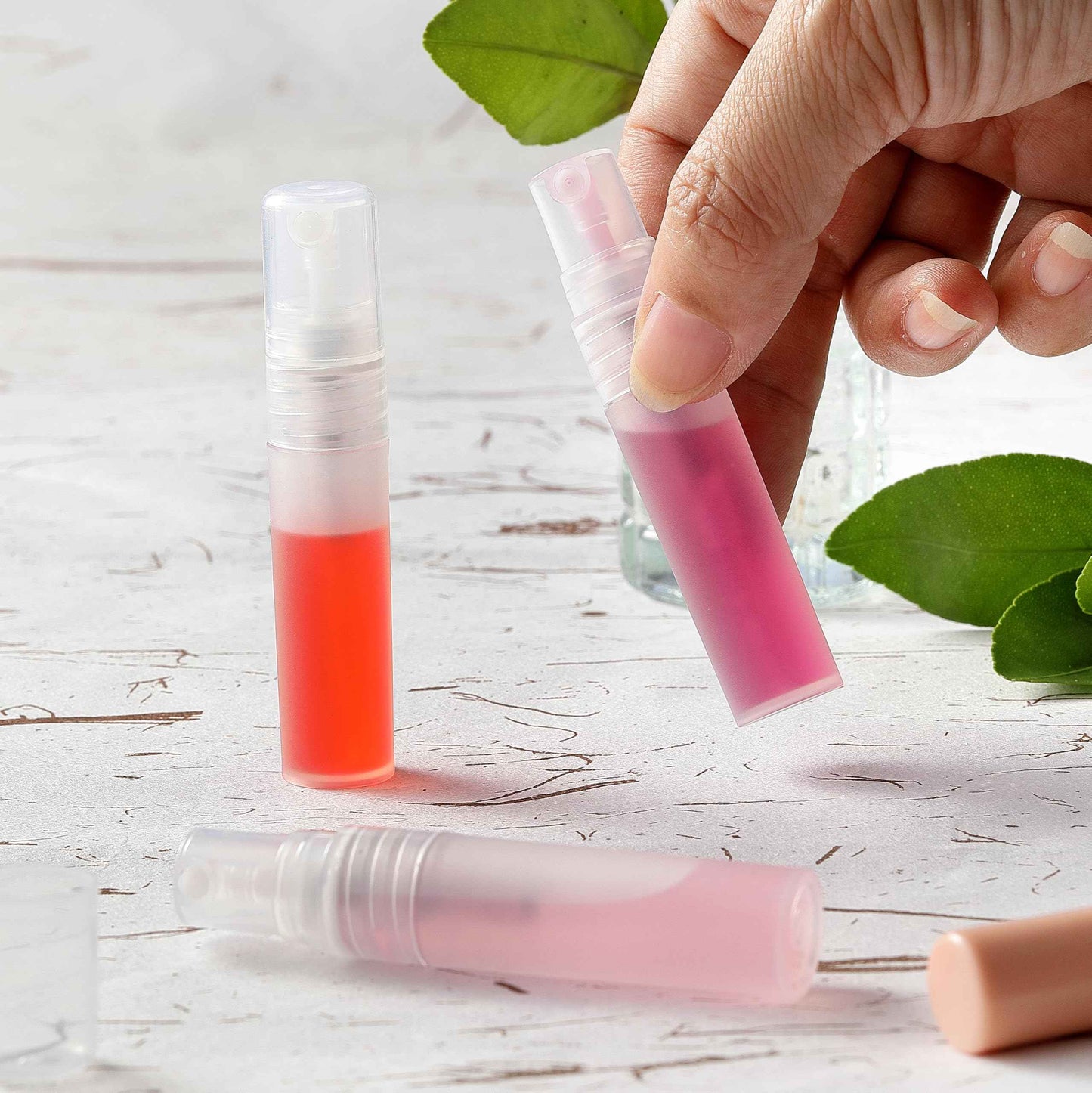 KCKHFA 10 Pack 5ml Mini Perfume Sample Bottles, Fine Mist Perfume Spray Bottle for Travel, Portable Atomizer Sprayer