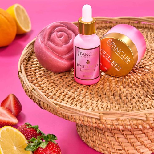 Epanouie Skin | Pretty Kitty Intimate Care | Premium Botanical Feminine Hygiene | Feminine Soap | Gentle Wash For Privates | Treats Odor + Inflammation