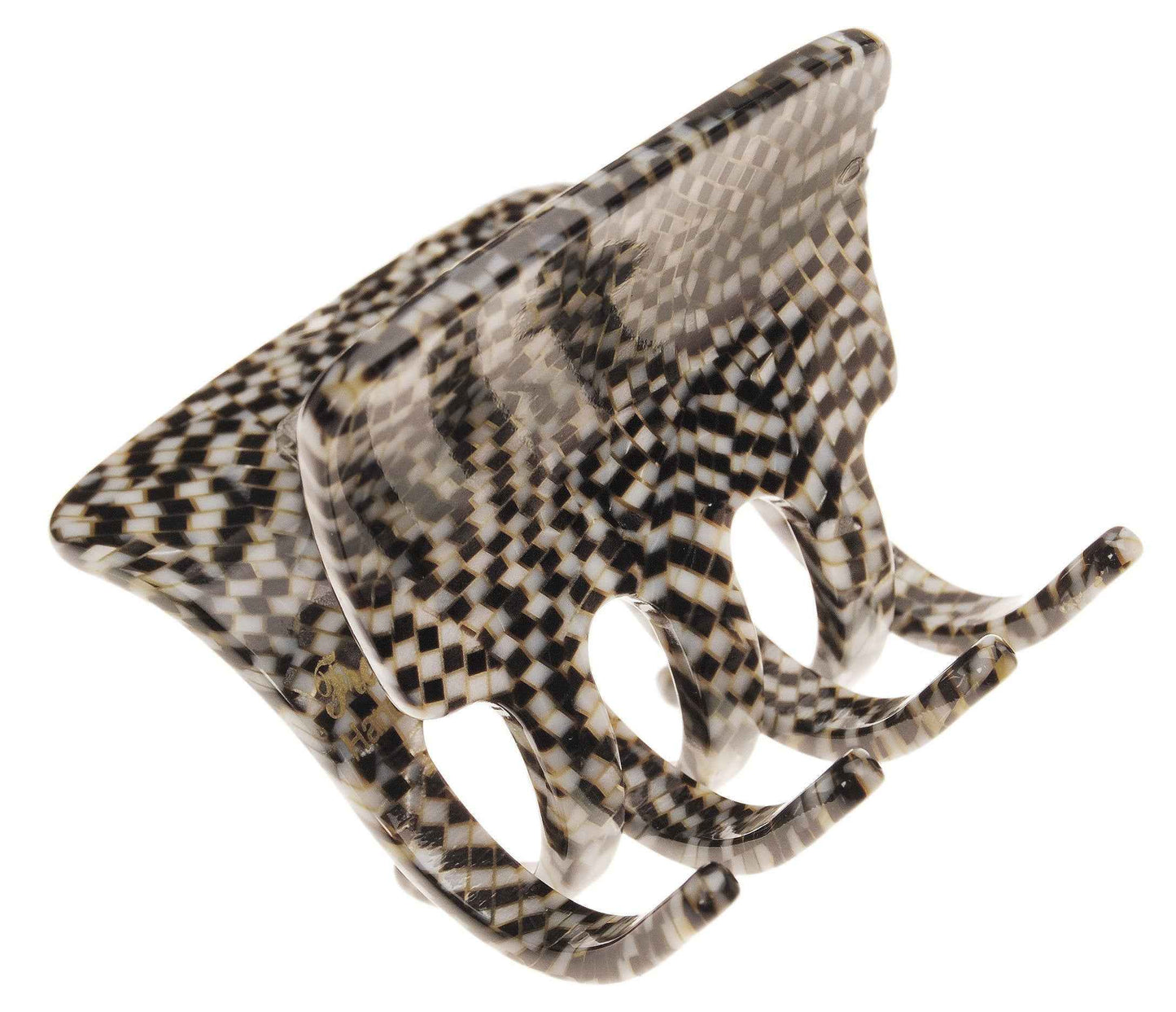 France Luxe No Nonsense Claw Clip - Opera Silver