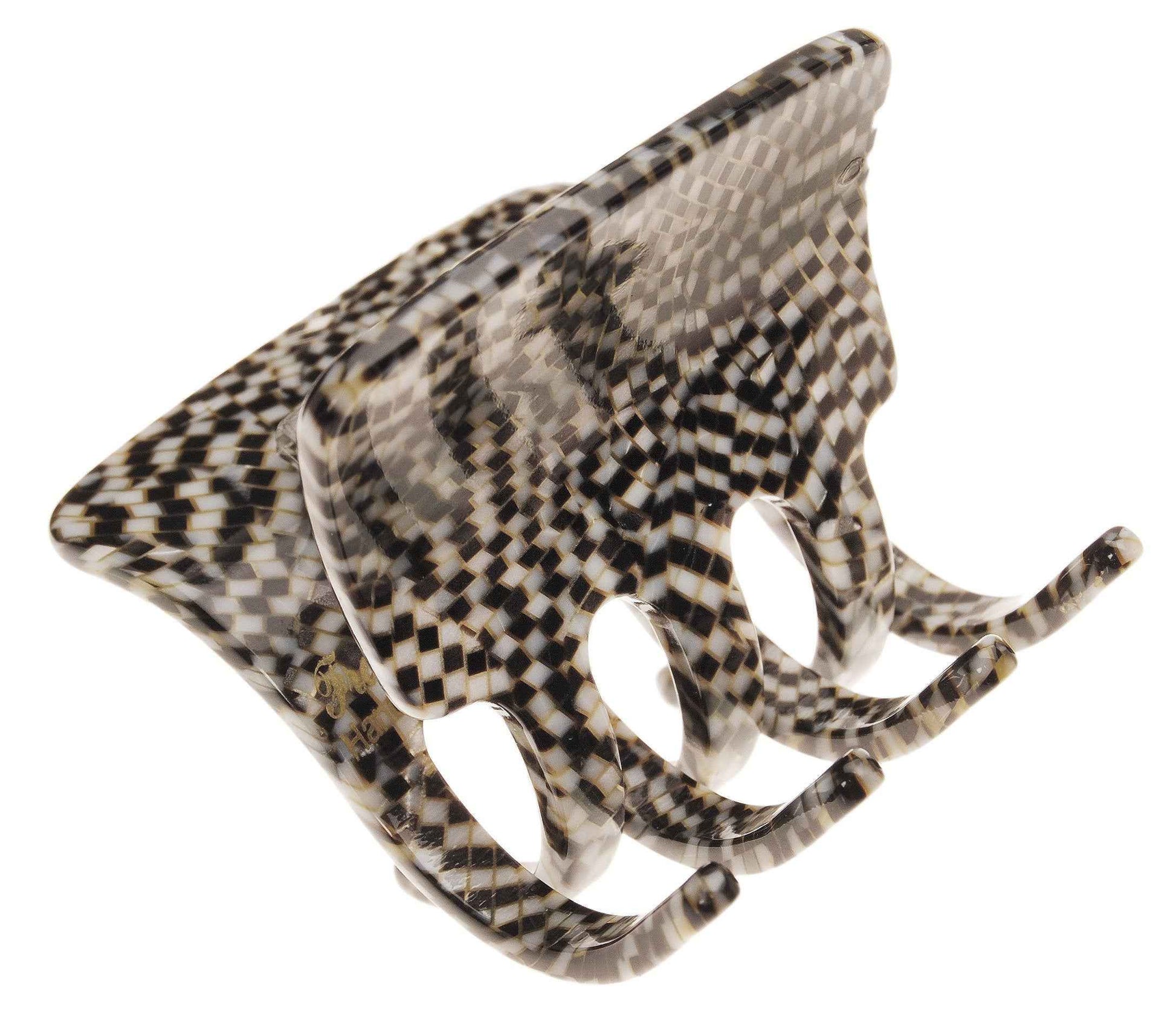 France Luxe No Nonsense Claw Clip - Opera Silver