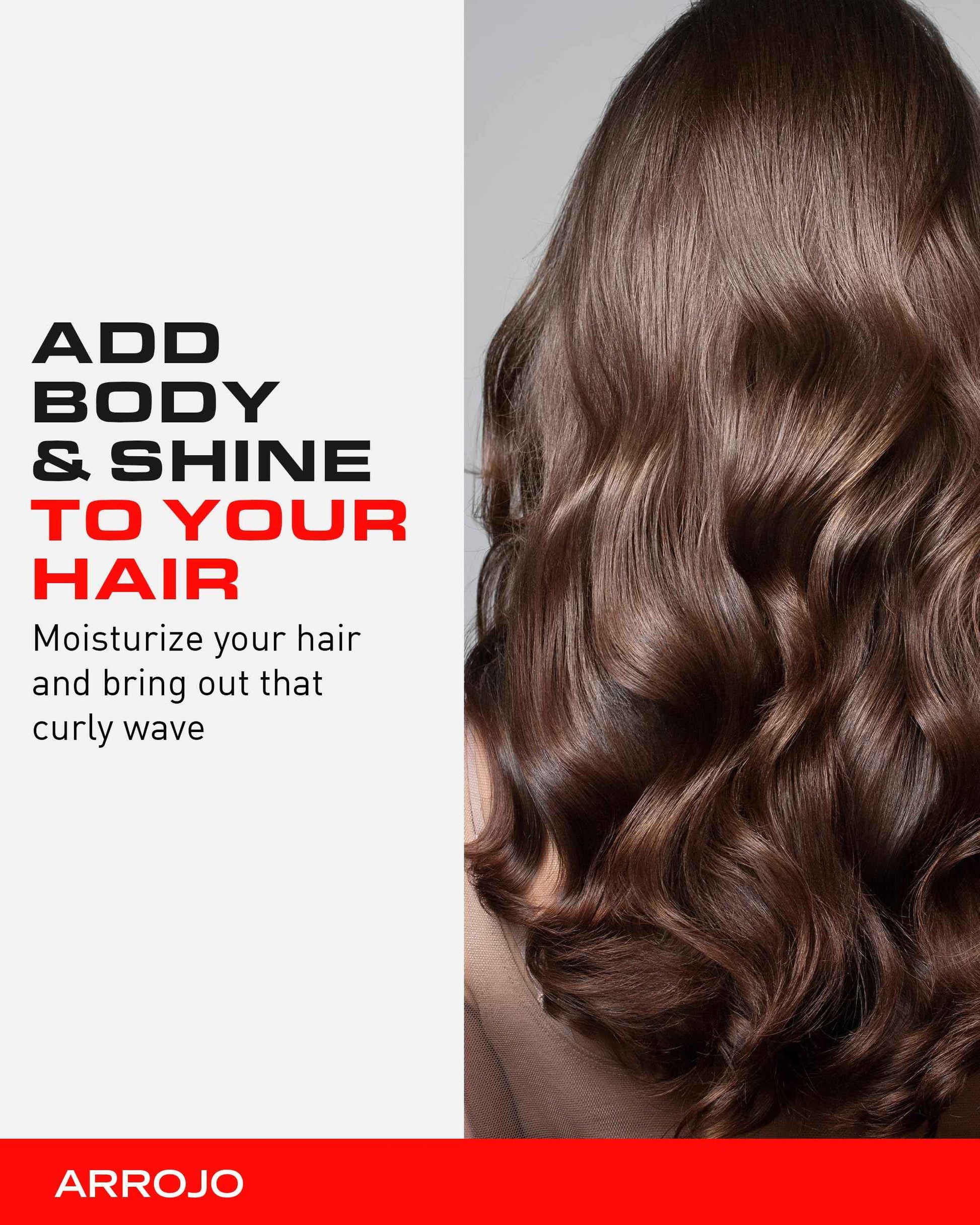 Arrojo Styling Cream – Hydrating Hair Cream with Vitamin E, Macadamia &, Jojoba Oil – Frizz Control & Heat Protection for Women & Men, 6 oz