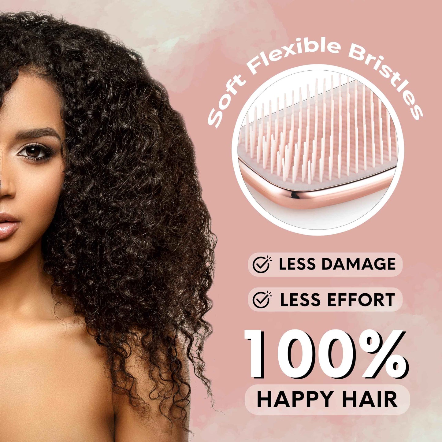 Styling and Detangling Hair Brush Kit with Barrel, Ombre, and Rose Gold Brushes – All-in-One Hair Care Bundle for Smooth, Tangle-Free Hair and Salon-Worthy Styling