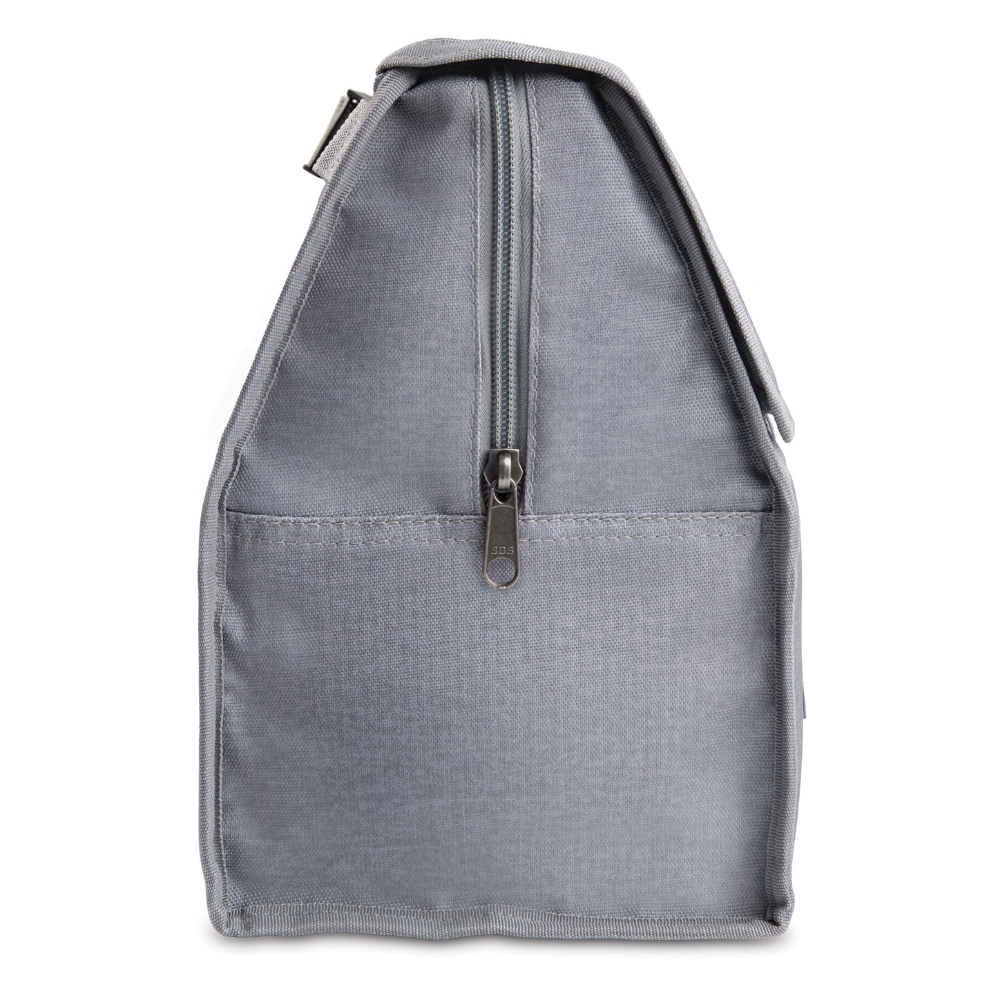 PackIt® Freezable Lunch Bag, Gray Fog, Built with EcoFreeze® Technology, Foldable, Reusable, Zip and Velcro Closure with Buckle Handle, Designed for Work Lunches and Fresh Lunch On the Go