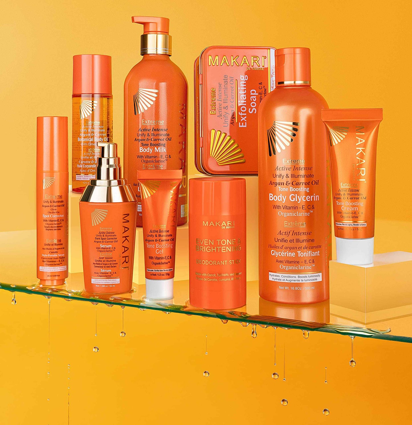 MAKARI Extreme Active Intense Botanical Body Oil (125 ml) | Softens, Conditions, Hydrates, and Rejuvenates Skin | Helps Fade Marks, Blemishes, and Spots | Recommended for All Skin Types