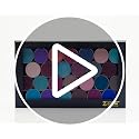 Mini Magnetic Makeup Palette with Clear Window - Black, Portable