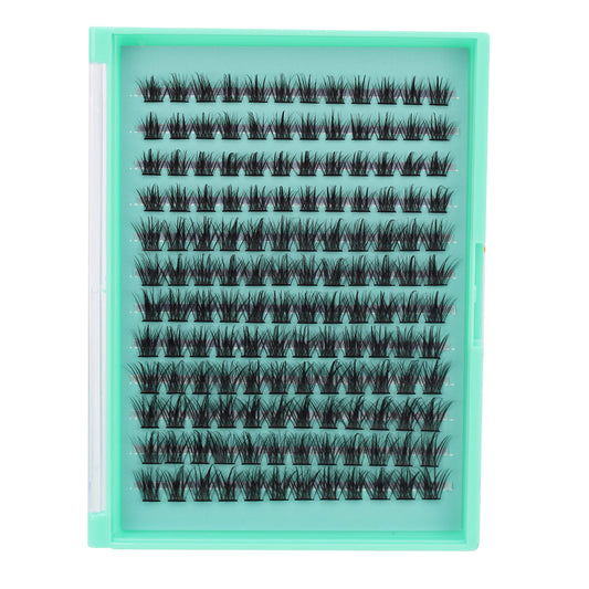 Bodermincer Eyelashes Clusters 10-12-14mm Mixed/12-14-16mm Mixed/14-16-18mm Mixed/16-18-20mm Mixed Nature D Curl False Lashes Cluster Eyelashes (10-12-14mm Mixed)