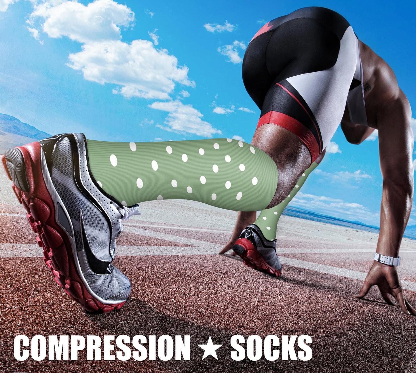 CHARMKING Compression Socks for Women & Men Circulation (3 Pairs) 15-20 mmHg is Best Athletic for Running, Flight Travel, Support, Cycling, Pregnant - Boost Performance, Durability (S/M, Multi 59)