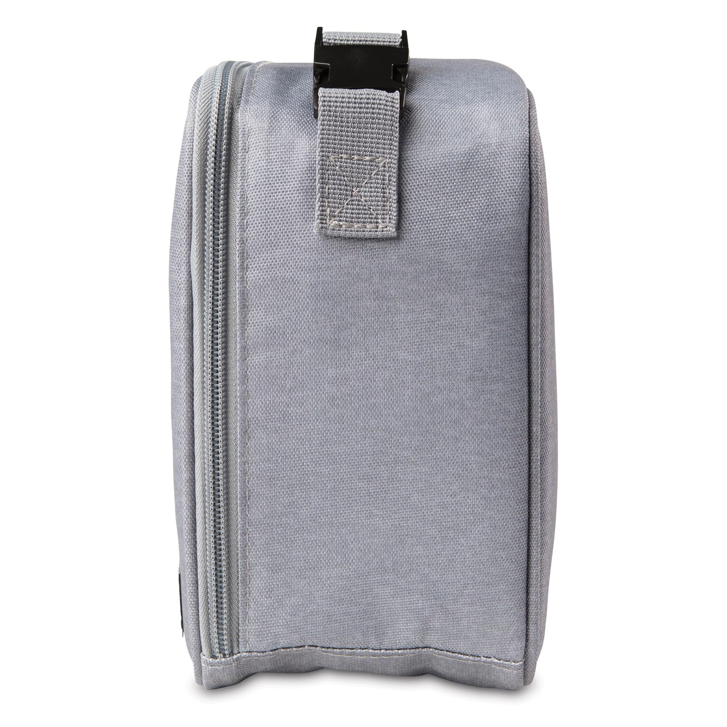 PackIt Freezable Classic Lunch Box, Gray Fog, Built with EcoFreeze® Technology, Collapsible, Reusable, Zip Closure With Front Pocket and Buckle Handle, For Work Lunches and Fresh Lunch On the Go