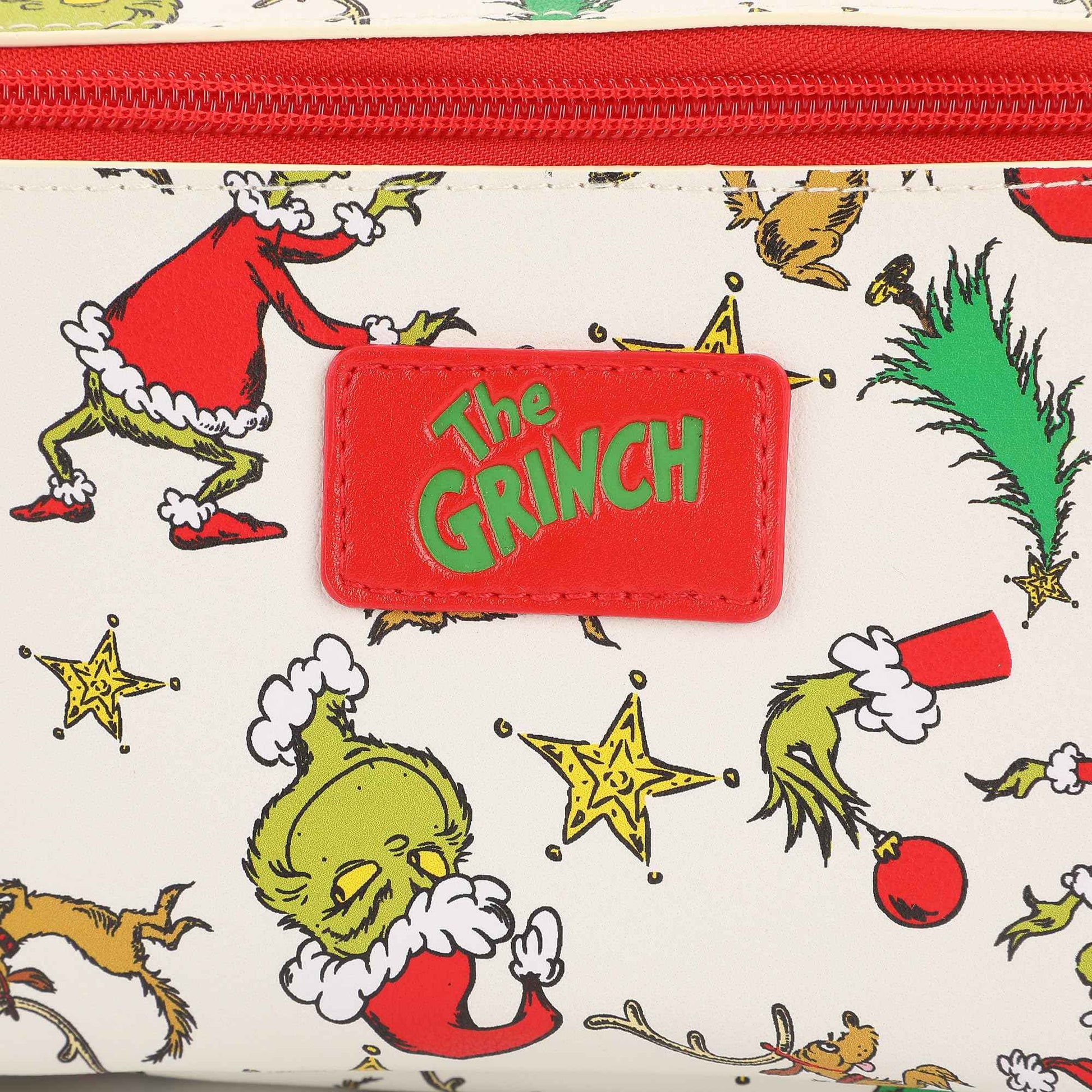 Bioworld The Grinch Holiday All-Over Print Women's Novelty Cosmetic Bag