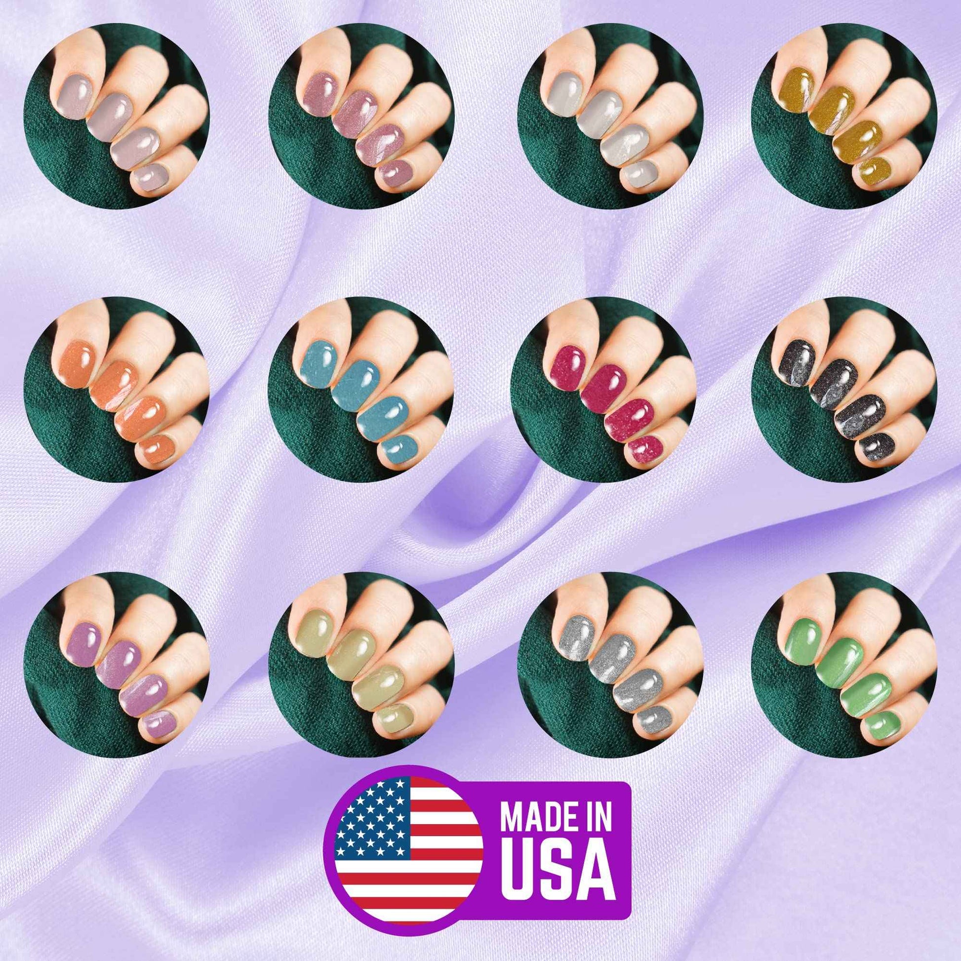 12 Colors Mia Secret Acrylic Pearl Collection Professional Acrylic Nail System Powder 0.25oz/ea.