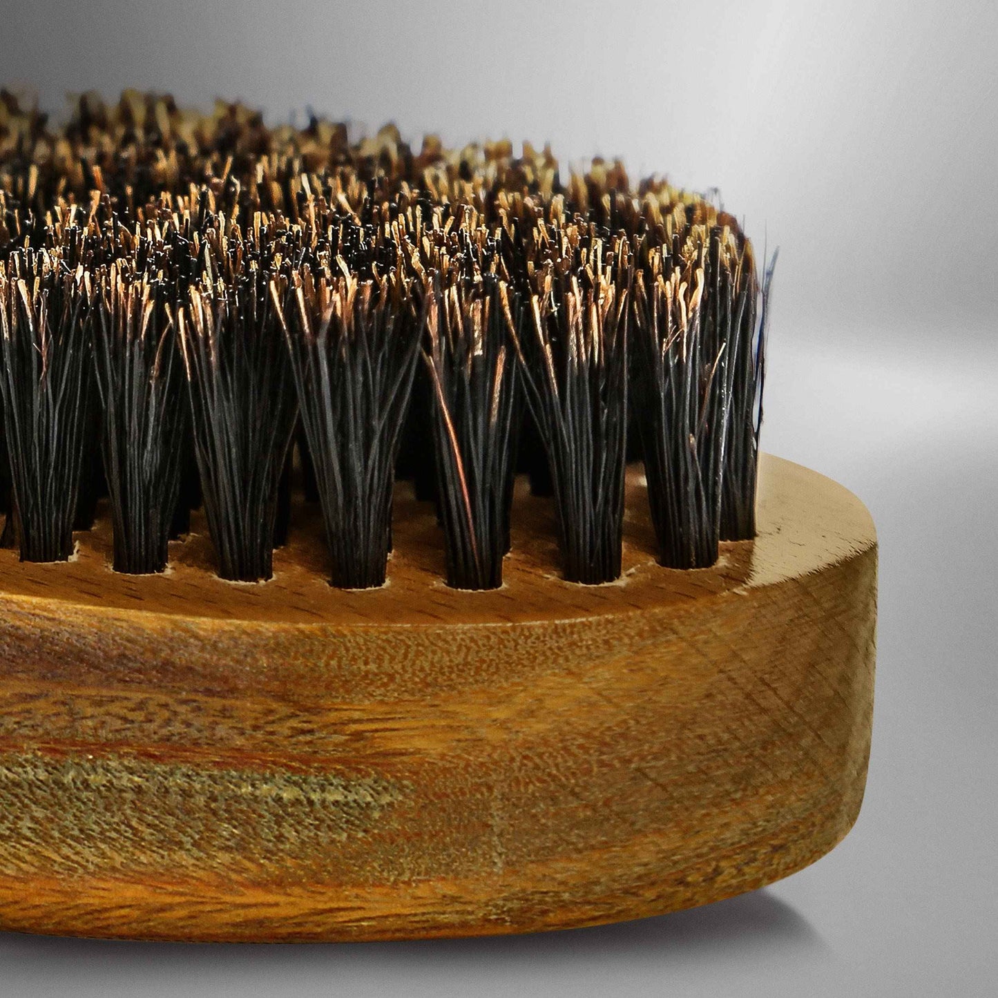 BRV MEN Beard Brush | Firm Boar Bristles | First-Cut Boar Hair Bristles | The Ideal Gift For Men (Green Sandalwood)