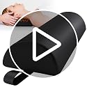 Noverlife Half Round Massage Table Bolster Pillow 17x6x4 in