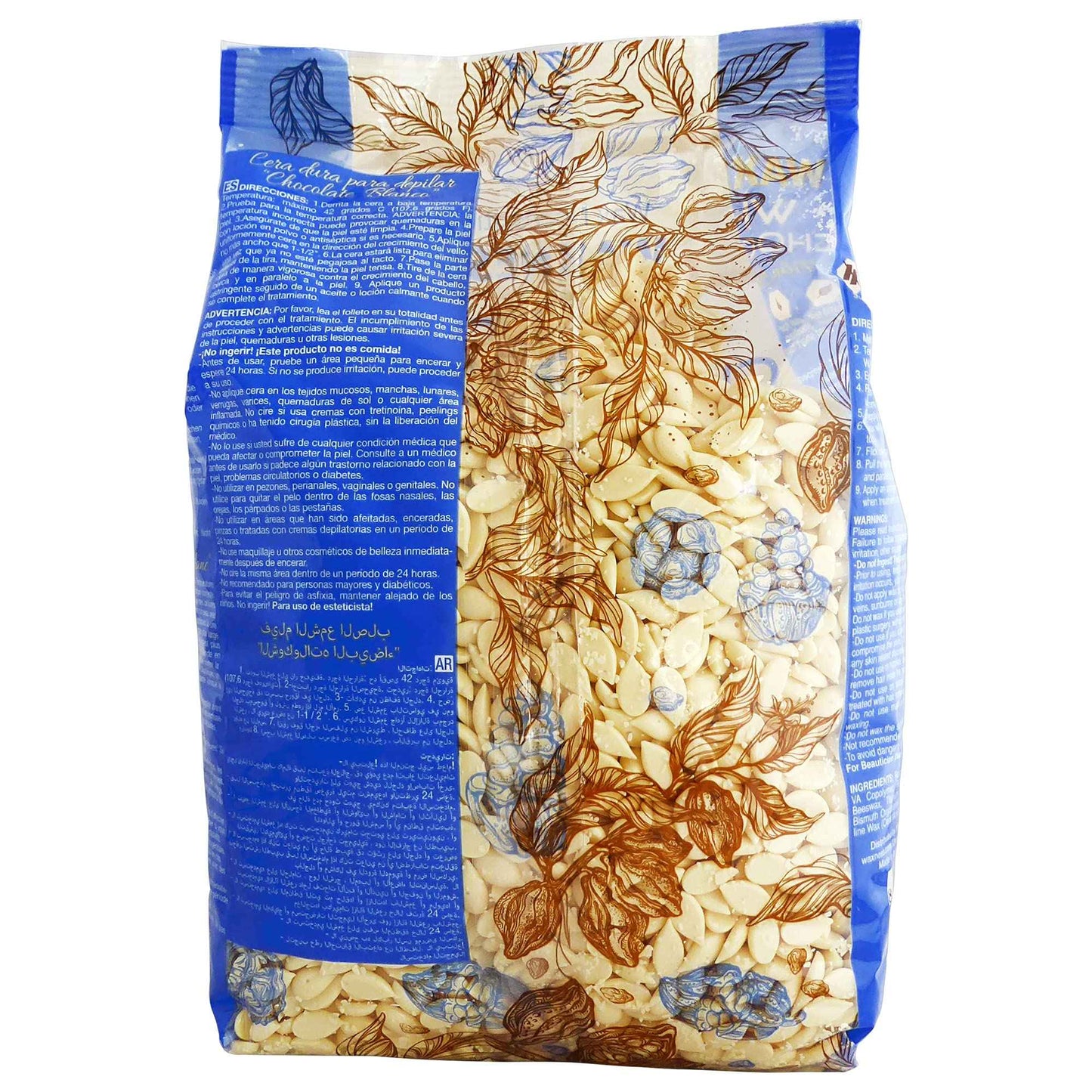 Wax Necessities Waxness Film Hard Wax White Chocolate Scented 2.2 Pounds