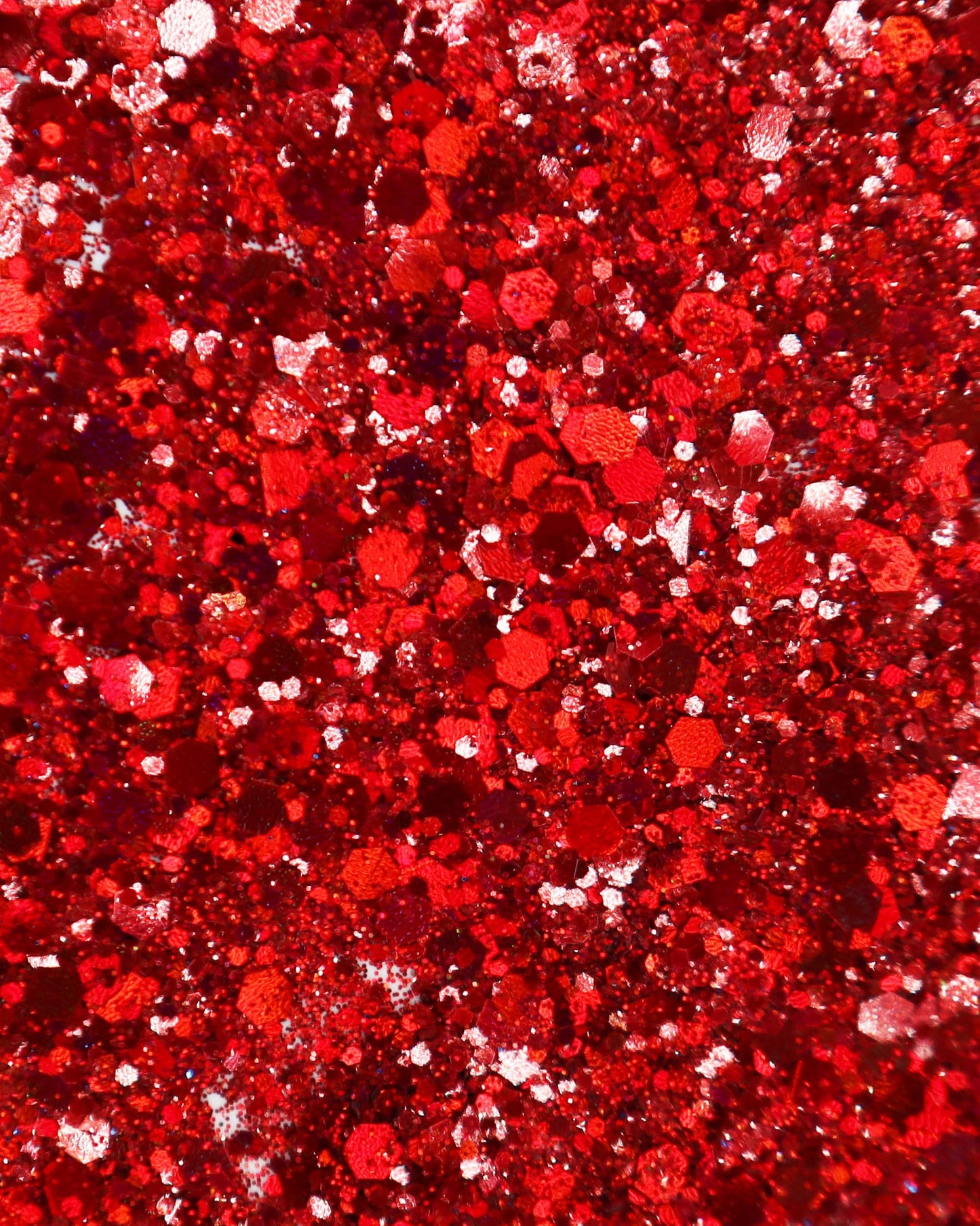 Red Face & Body Glitter - Cosmetic Grade Chunky Glitter - Uses Include: Festival Rave Makeup Face Body Nails Resin Arts & Crafts, Resin, Tumblers, Bath Bombs - Solvent Resistant