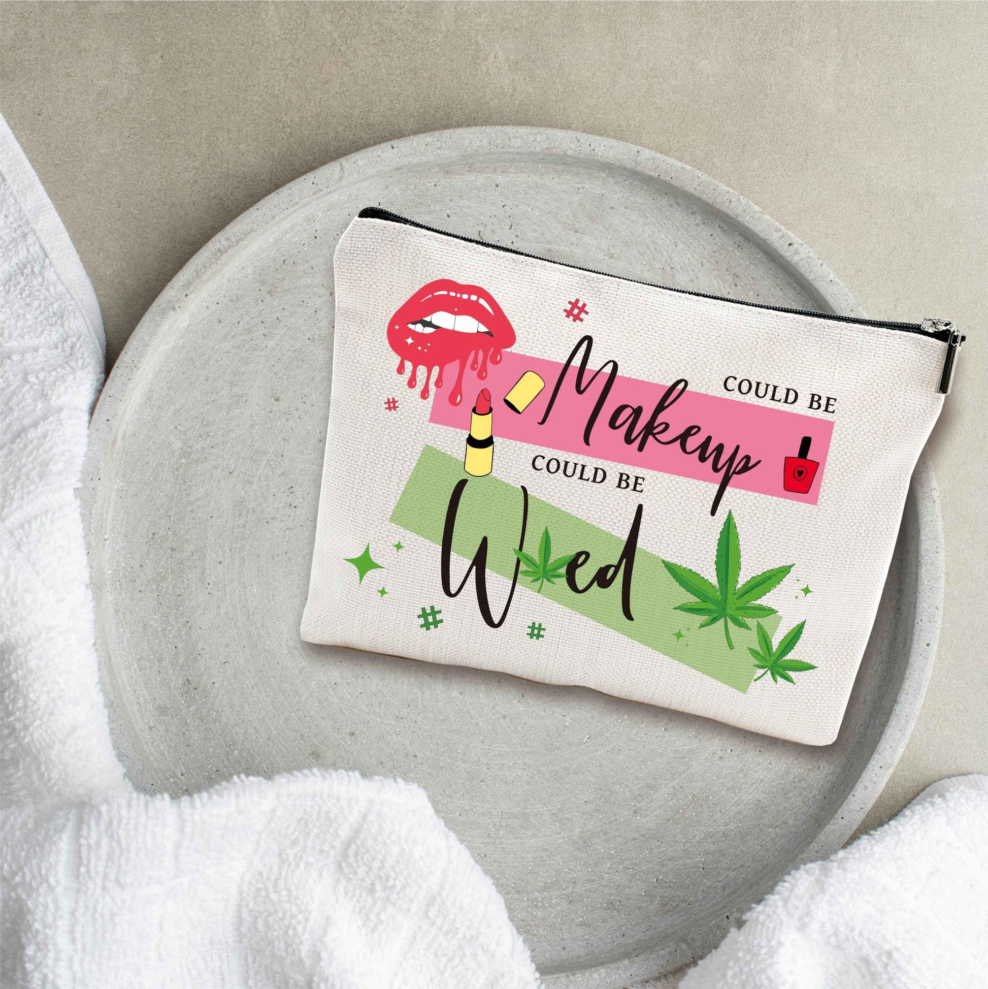 YKYENR Funny Makeup Bag - Could Be Makeup Could Be... Funny Quotes Cosmetic Bag, Toiletry Bag, Gift For Girls, Besties, Personal Care & Accessories - A27