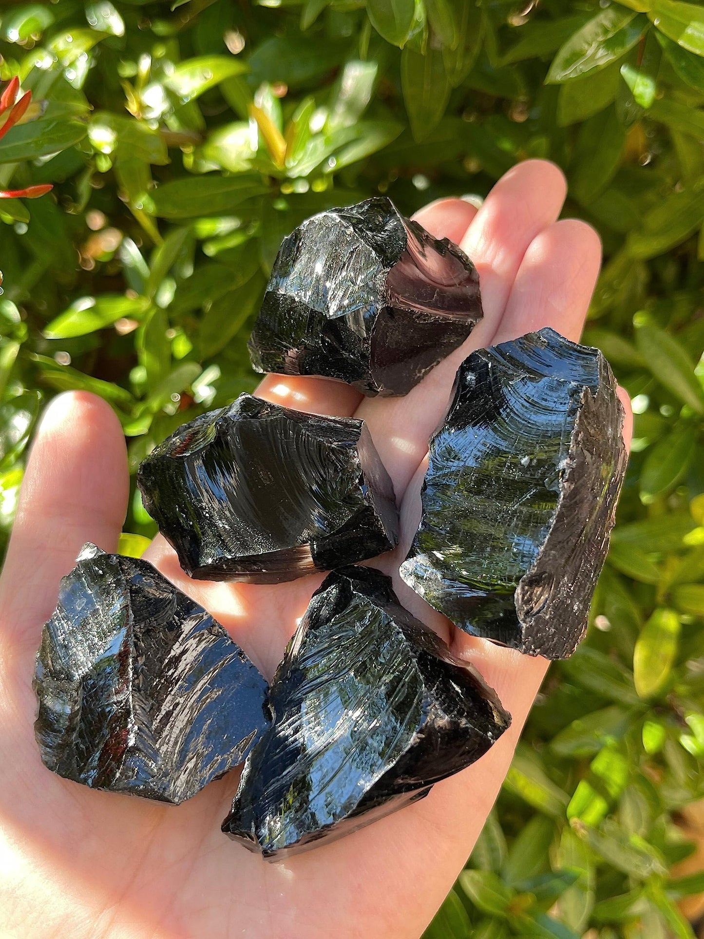 WHOLESALE Raw Black Obsidian Crystals, Natural Black Obsidian Stone, Natural Rough Black Obsidian crystals, Black Obsidian Rough, Black Obsidian Healing Crystals (Black Obsidian, 0.25 Pound)