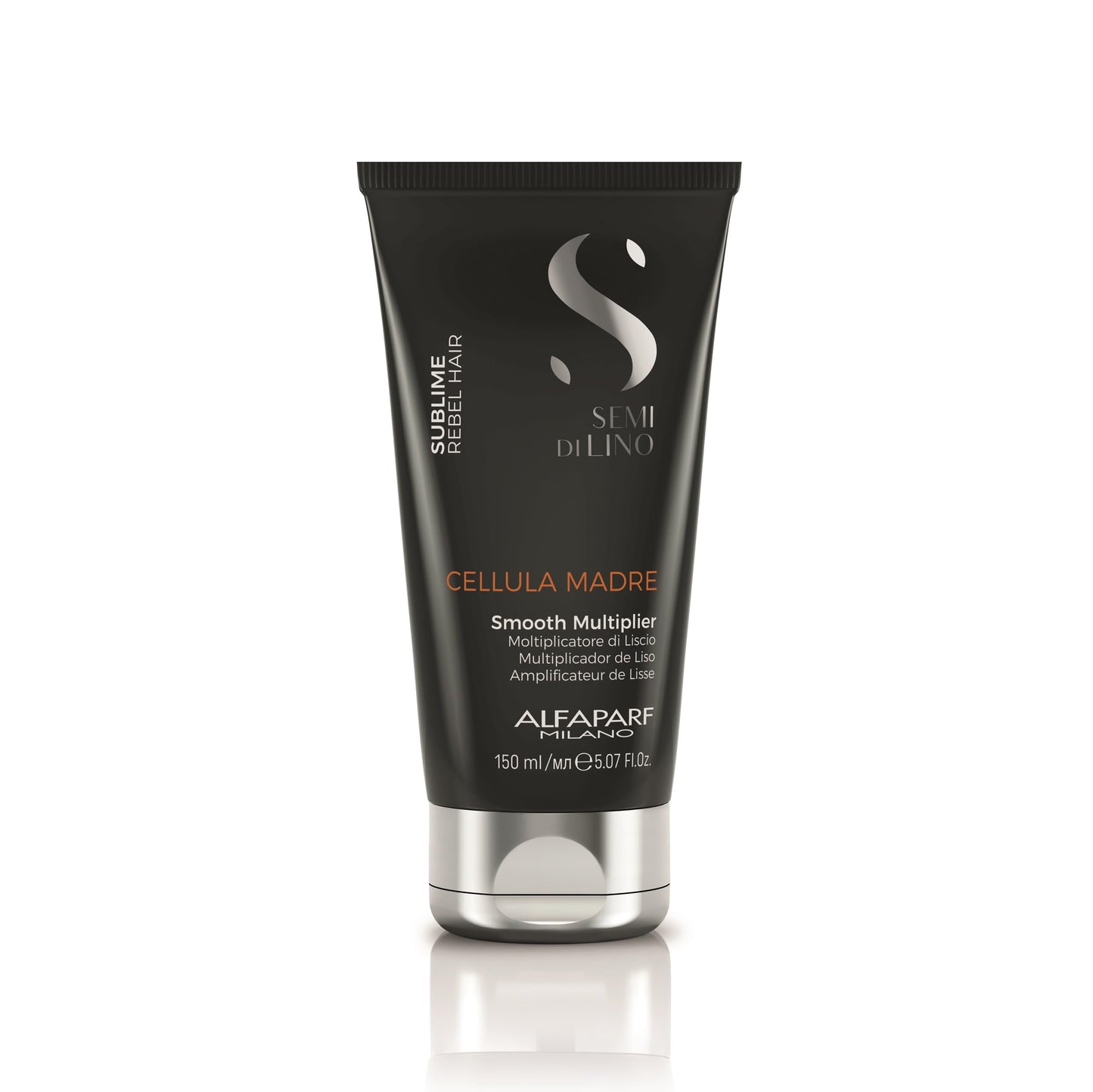 Alfaparf Milano Semi di Lino Cellula Madre Smooth Multiplier - Shiny Hair Gel Treatment for Daily Frizz Control - Use As a Smoothing Anti Frizz Gel for Hair Shine + Manageability (5.07 fl oz)