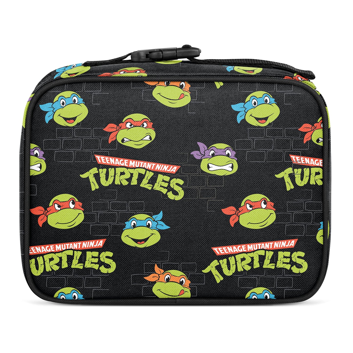 Simple Modern Nickelodeon Viacom Kids Lunch Box for School | Reusable Insulated Lunch Bag for Toddler, Boy | Meal Containers with Exterior & Interior Pockets | Hadley Collection | TMNT Turtles Unite