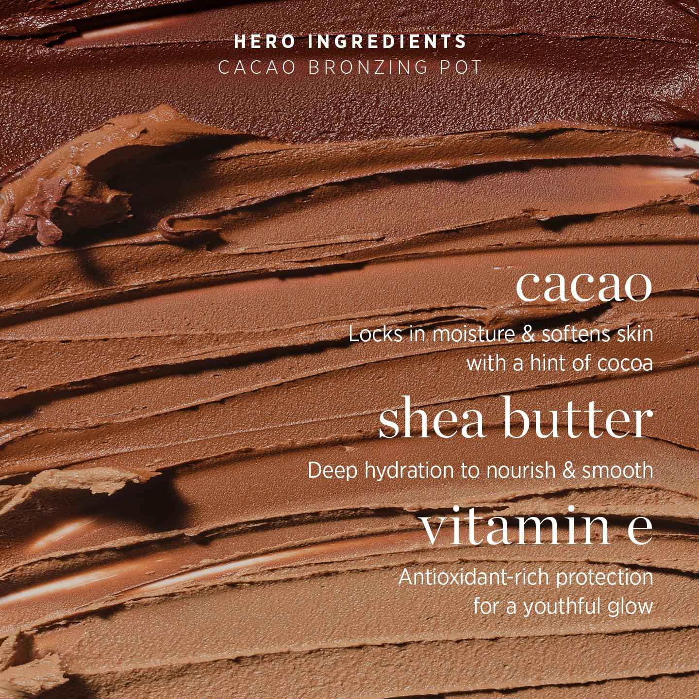 Ere Perez - Cacao Bronzing Pot | Weightless, Creamy, Blendable, Balmy | Cacao + Shea Butters, Vitamin E | Vegan, Cruelty-Free, Clean Beauty (Sol, 0.26 oz | 7.5g)