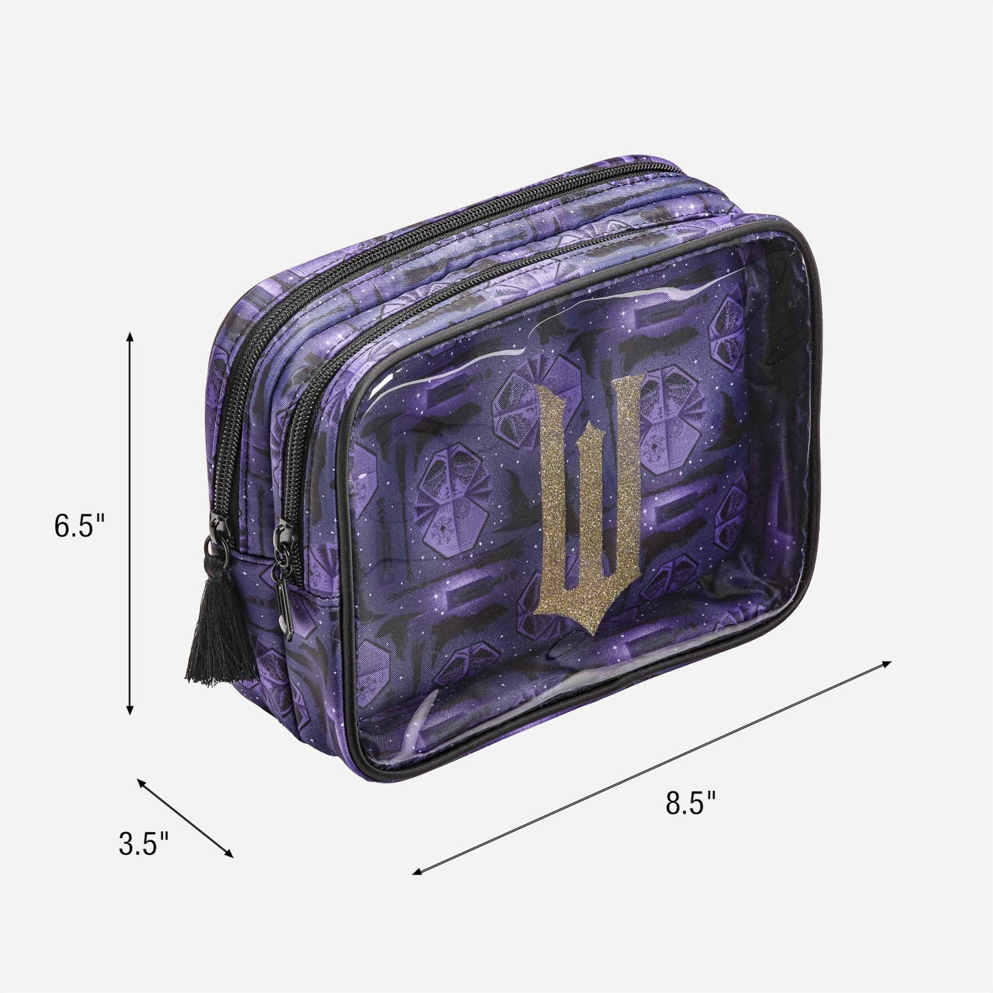Wicked Purple Double Zip Organizer - Toiletry Bag - Makeup Bag - Travel Makeup Bag - travel essentials - Makeup Organizer - Gifts for her - Conair
