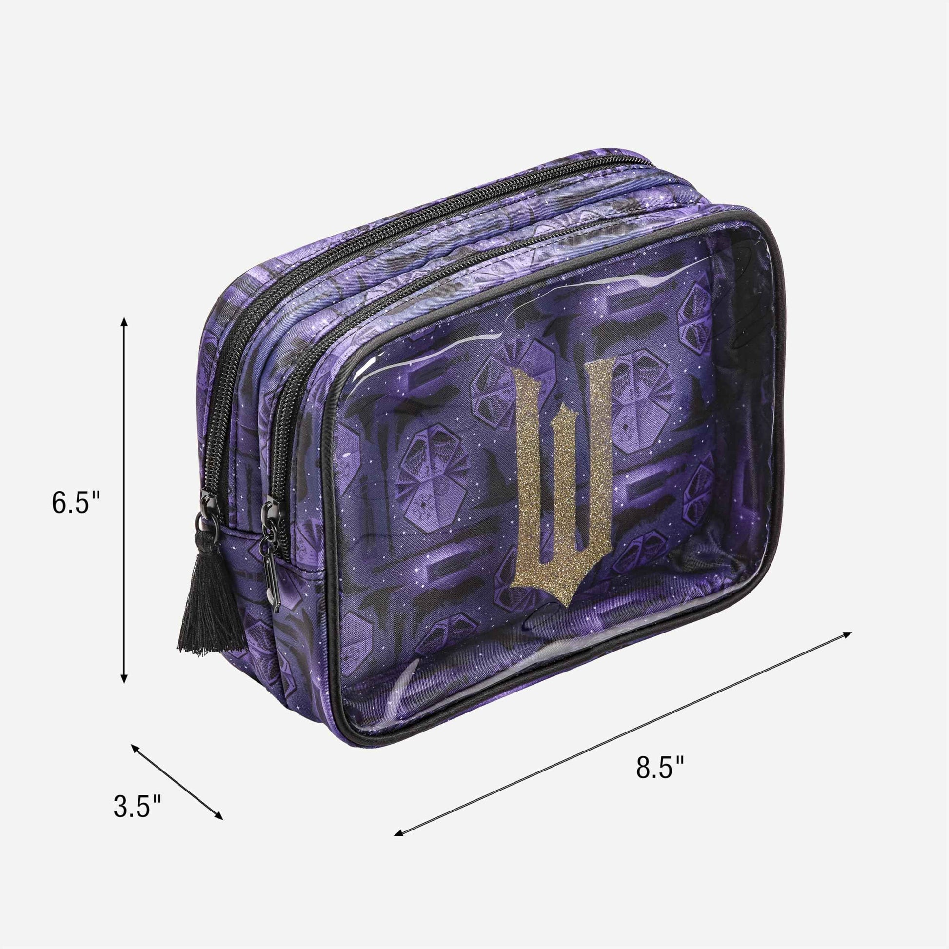 Wicked Purple Double Zip Organizer - Toiletry Bag - Makeup Bag - Travel Makeup Bag - travel essentials - Makeup Organizer - Gifts for her - Conair
