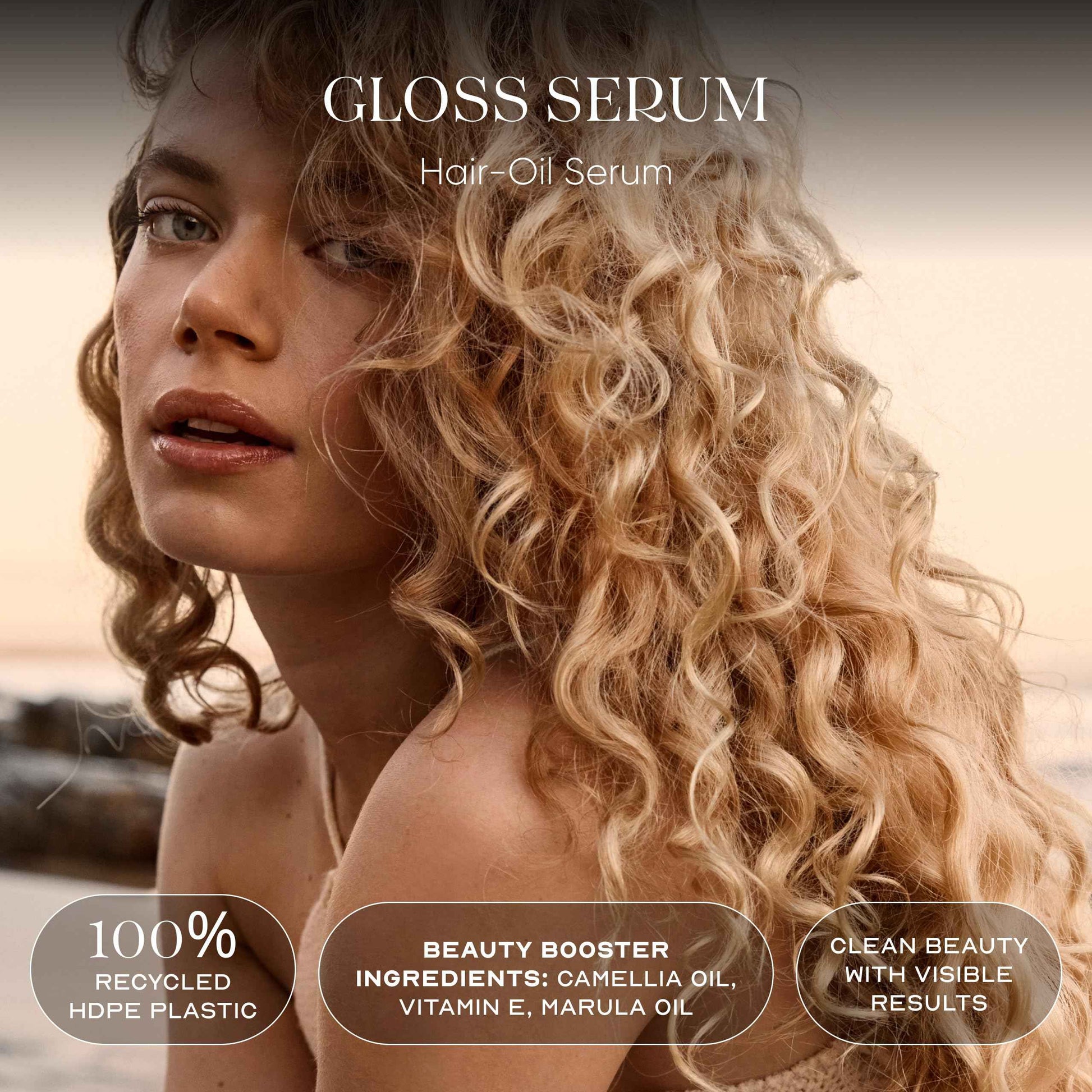ORI LAB - Gloss Serum 100ml - Nourishing Hair Shine Serum
