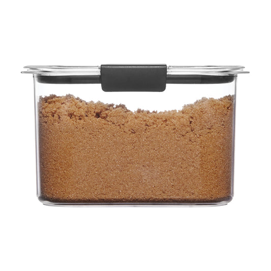 Rubbermaid Brilliance Pantry Airtight Food Storage Container, BPA-Free 7.8 Cup, Ideal for Brown Sugar - Efficient, Leak-Proof and Dishwasher-safe