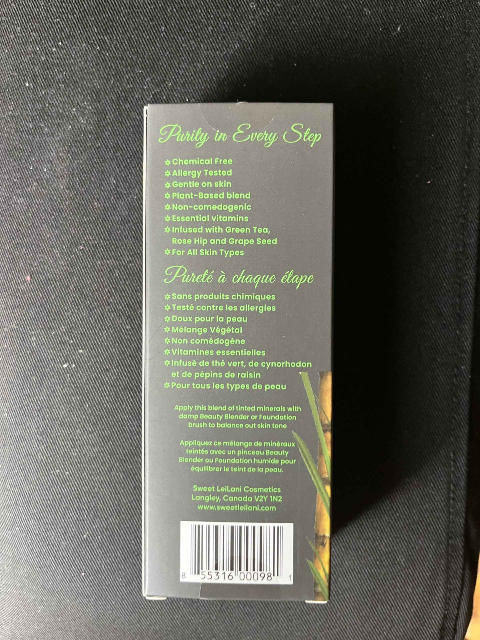 SWEET LEILANI Purely Tinted Moisturizer for Face, Non Chemical Hydrating Mineral Sunscreen For Face With Essential Vitamins, Infused with Green Tea, Rose Hip and Grape Seed |1.5 Fl. Oz| Tanned