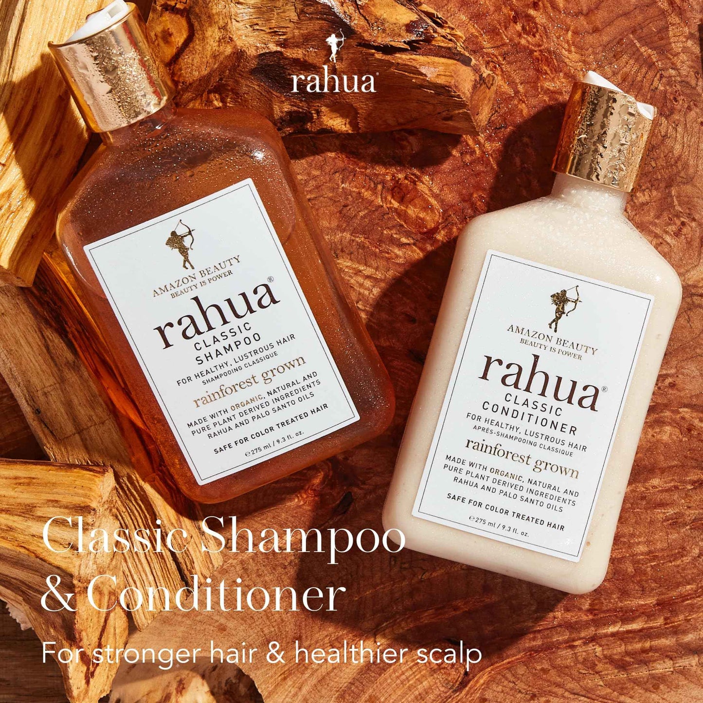 Rahua Classic Hair Conditioner, Vegan Hydrating Hair Care Oil, Quinoa, Organic Aloe Vera, Rosemary, Natural Palo Santo for Scalp Care, Promotes Growth, Silicone Free, 9.3 Fl Oz