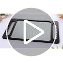 16x10 Professional Hand Mirror with Double Handles