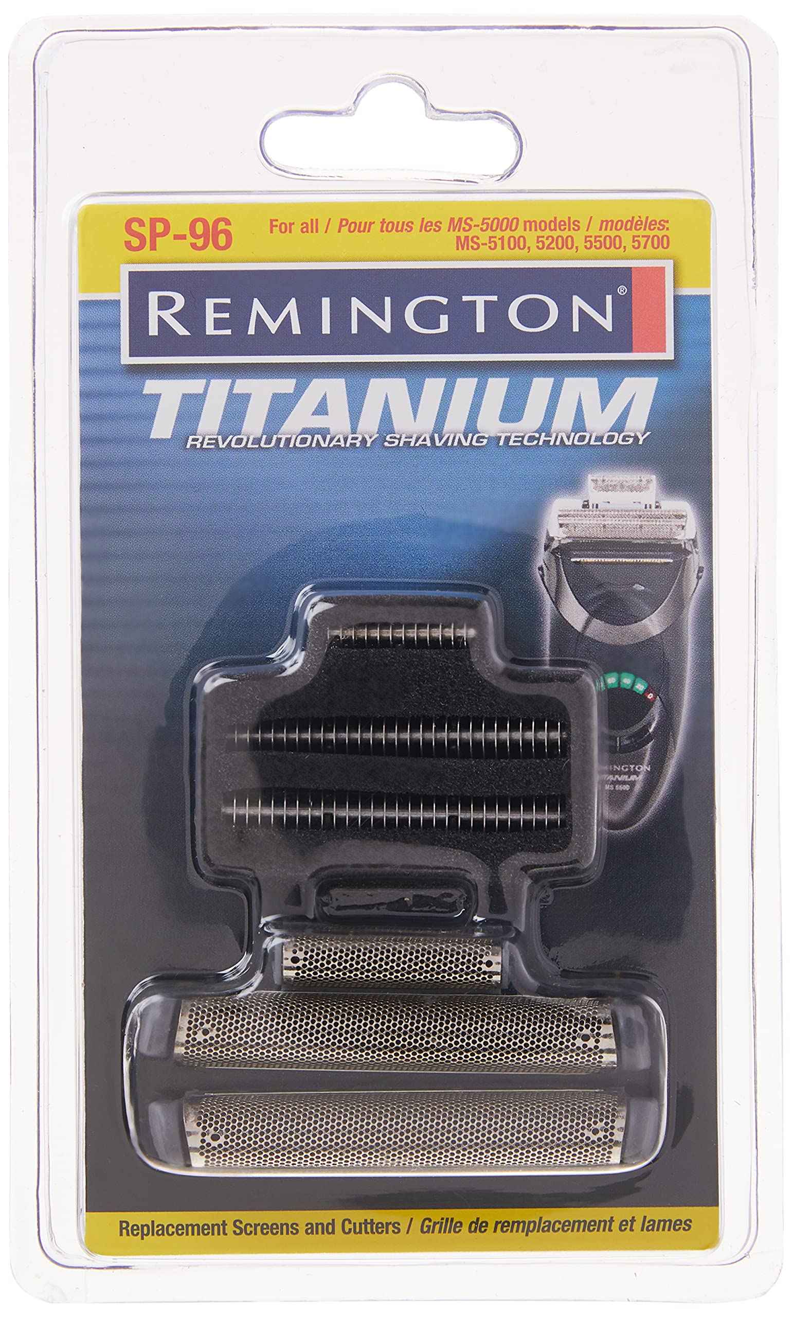 Remington SP-96 Replacement Foil Cutters & Heads, Black
