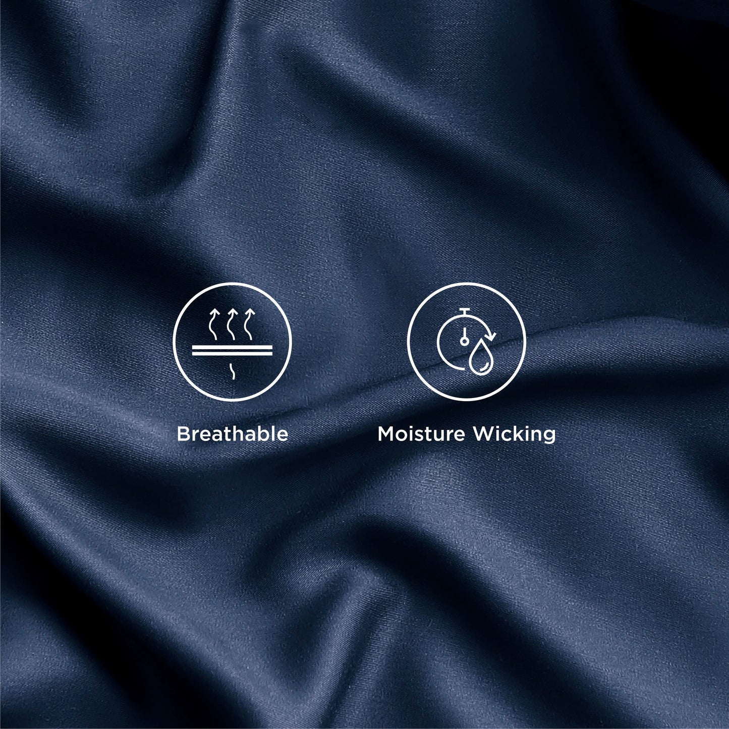 Bedsure Twin Sheets Set, Cooling Sheets Twin Size Bed Set, Rayon Derived from Bamboo, Twin Size Sheets, Breathable & Soft Bed Sheets, Hotel Luxury Silky Bedding Sheets & Pillowcases, Navy