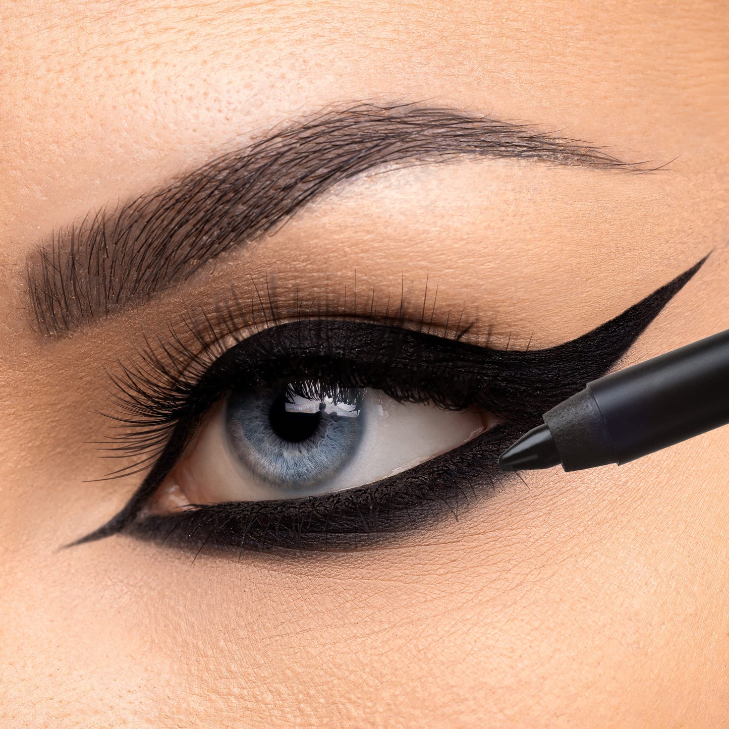 K7L Black Eyeliner - Deep Black + Versatile Eyeliner that is Waterproof, Smudge-Proof, and Precise