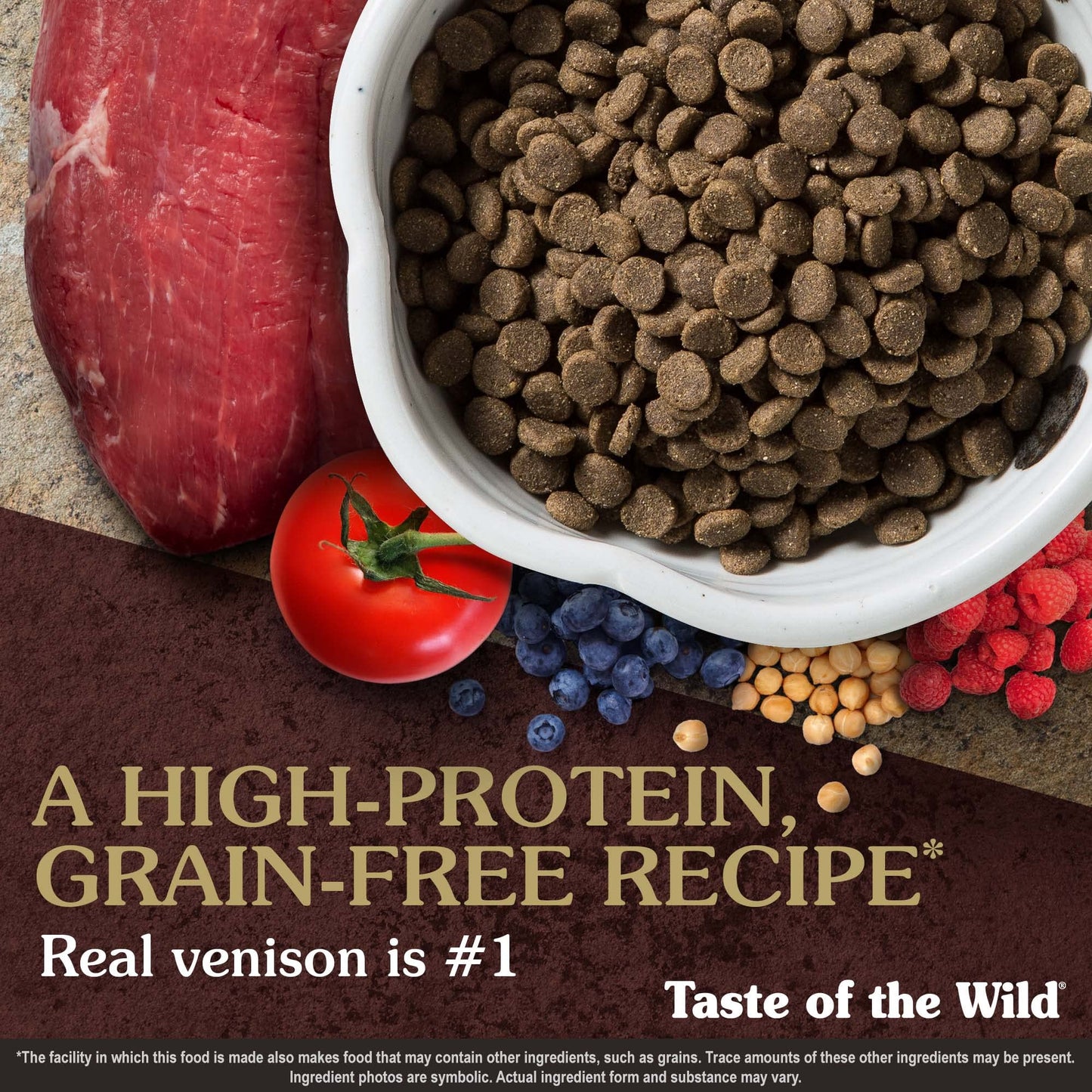 Taste of the Wild Grain Free High Protein Real Meat Recipe Pine Forest Premium Dry Dog Food