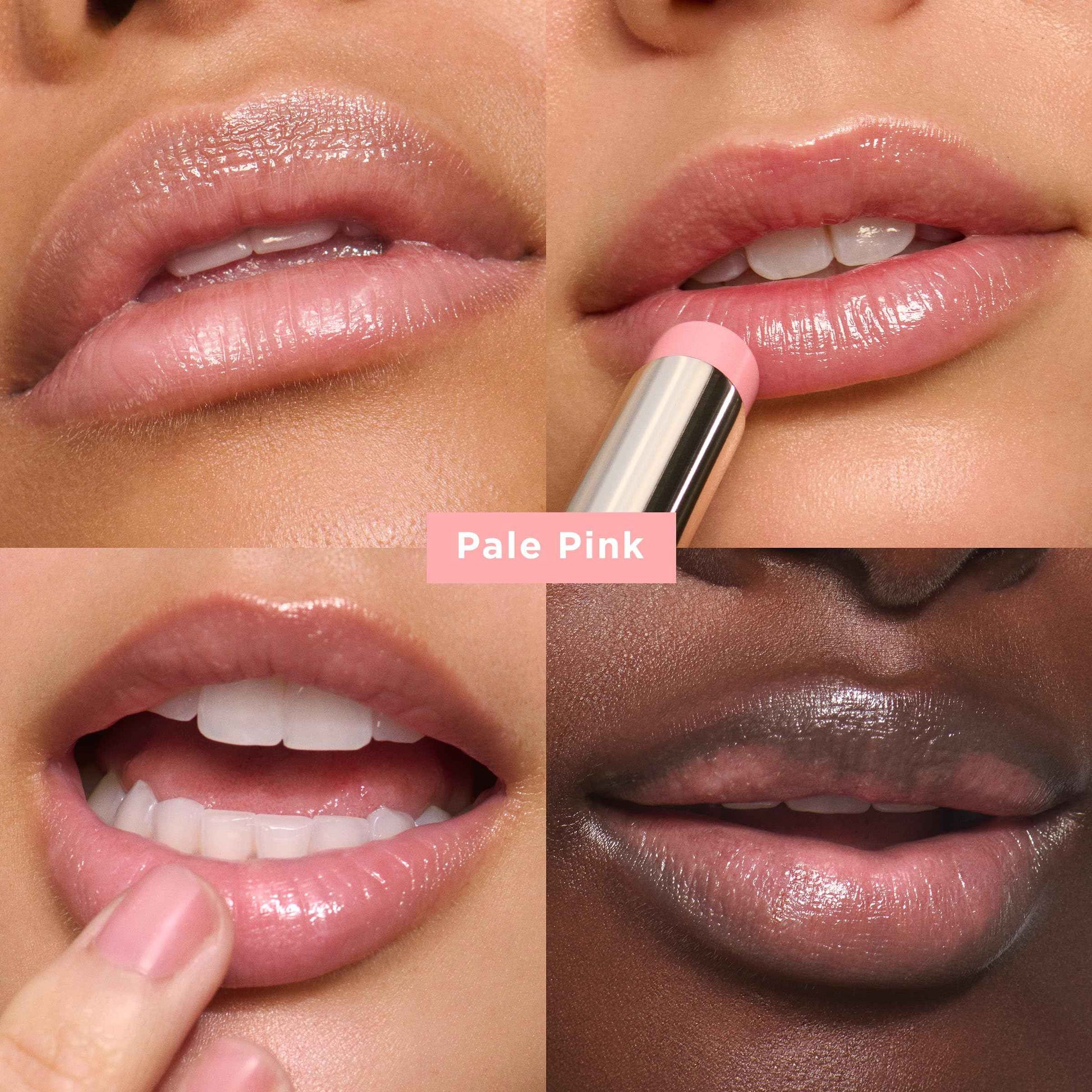 Clarins Lip Oil Balm | Nourishes, Hydrates, and Visibly Plumps | Natural, Sheer Finish and Shine | 99% Skincare Formula and 96% Natural Ingredients | Contains Hydrating Peptide | 0.1 Oz, 01 Pale Pink