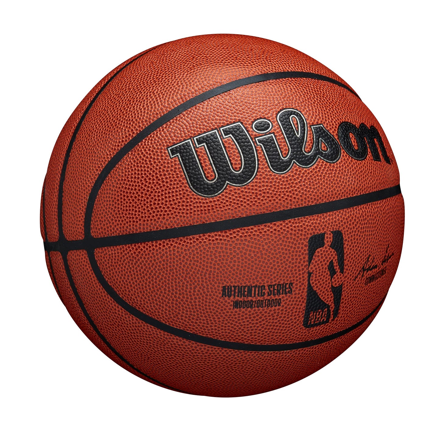 WILSON NBA Authentic Series Basketball - Indoor/Outdoor, Size 5 - 27.5"