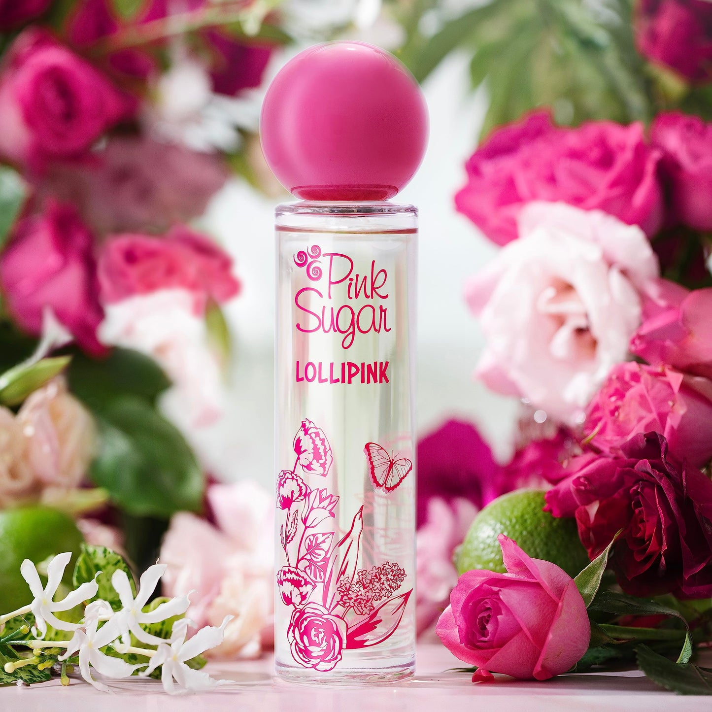 Pink Sugar Lollipink Eau De Toilette Perfume for Women, Fruity Floral Scent, Sweet Notes of Apple, Rose, and Vanilla, Feminine, Sophisticated, Long Lasting, 1.7 Fl Oz