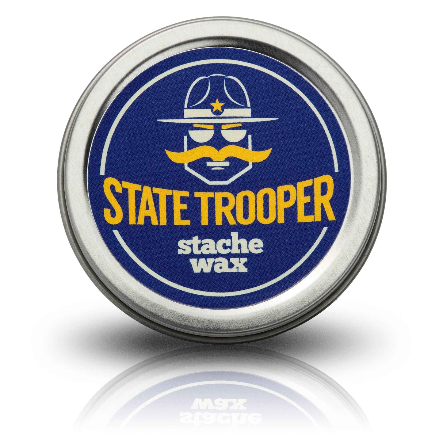 Mustache Wax - Medium Hold - Citrus Scent - Two Ounce Tin
