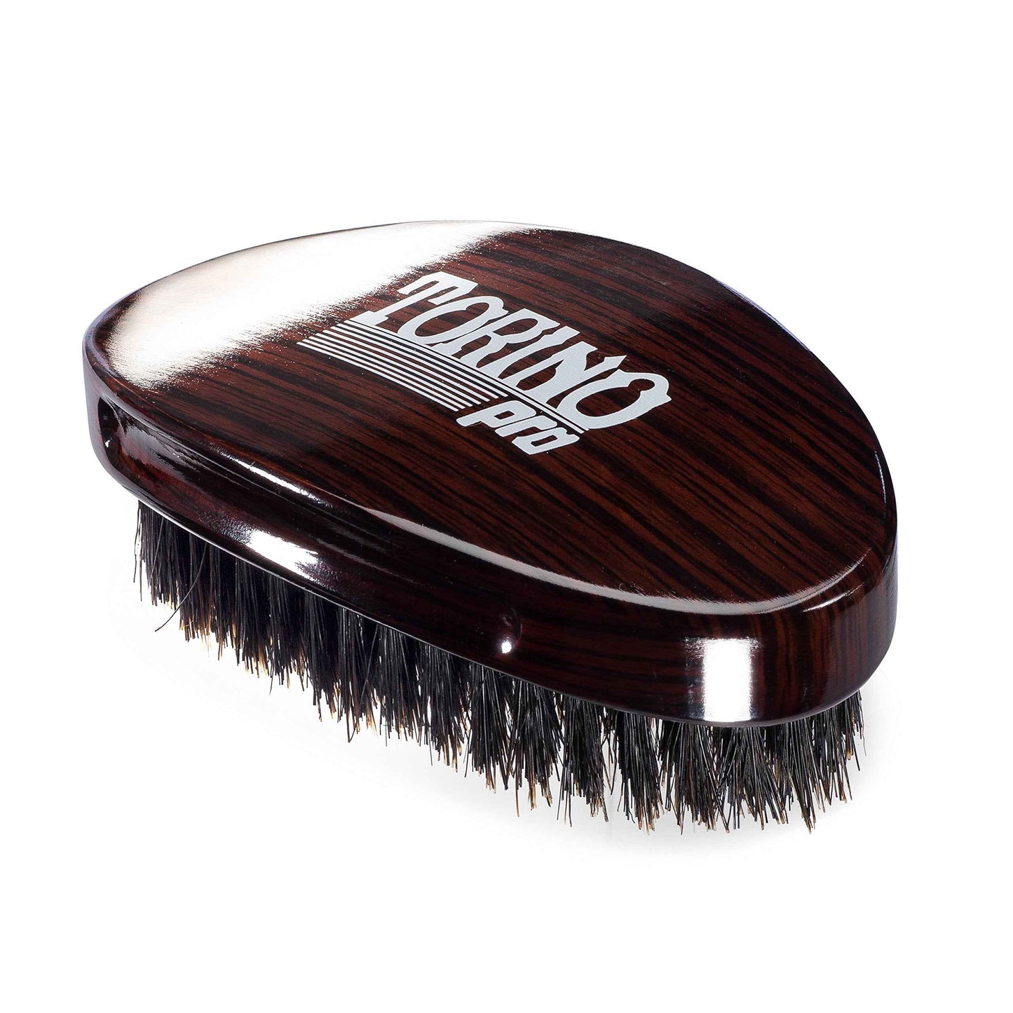 Torino Pro Wave Palm Brush #730 by Brush King - Medium Curve 360 Waves Multi-Purpose Brush