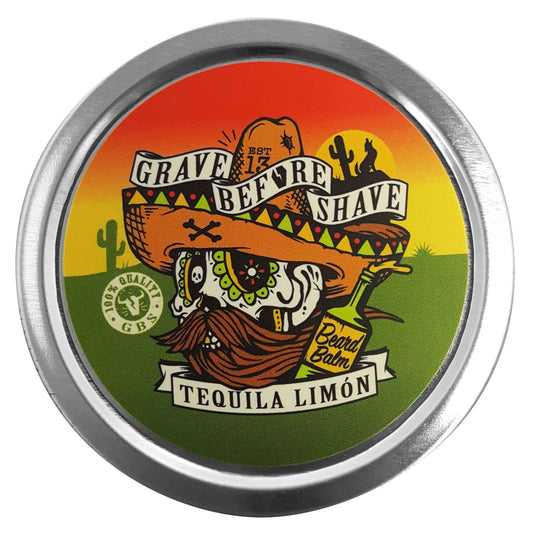 Grave Before Shave™ Tequila Limon Blend Beard Balm 4 oz BIG TIN