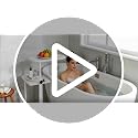 Bamboo Bathtub Tray Table with 3 Storage Layers, Height Adjustable